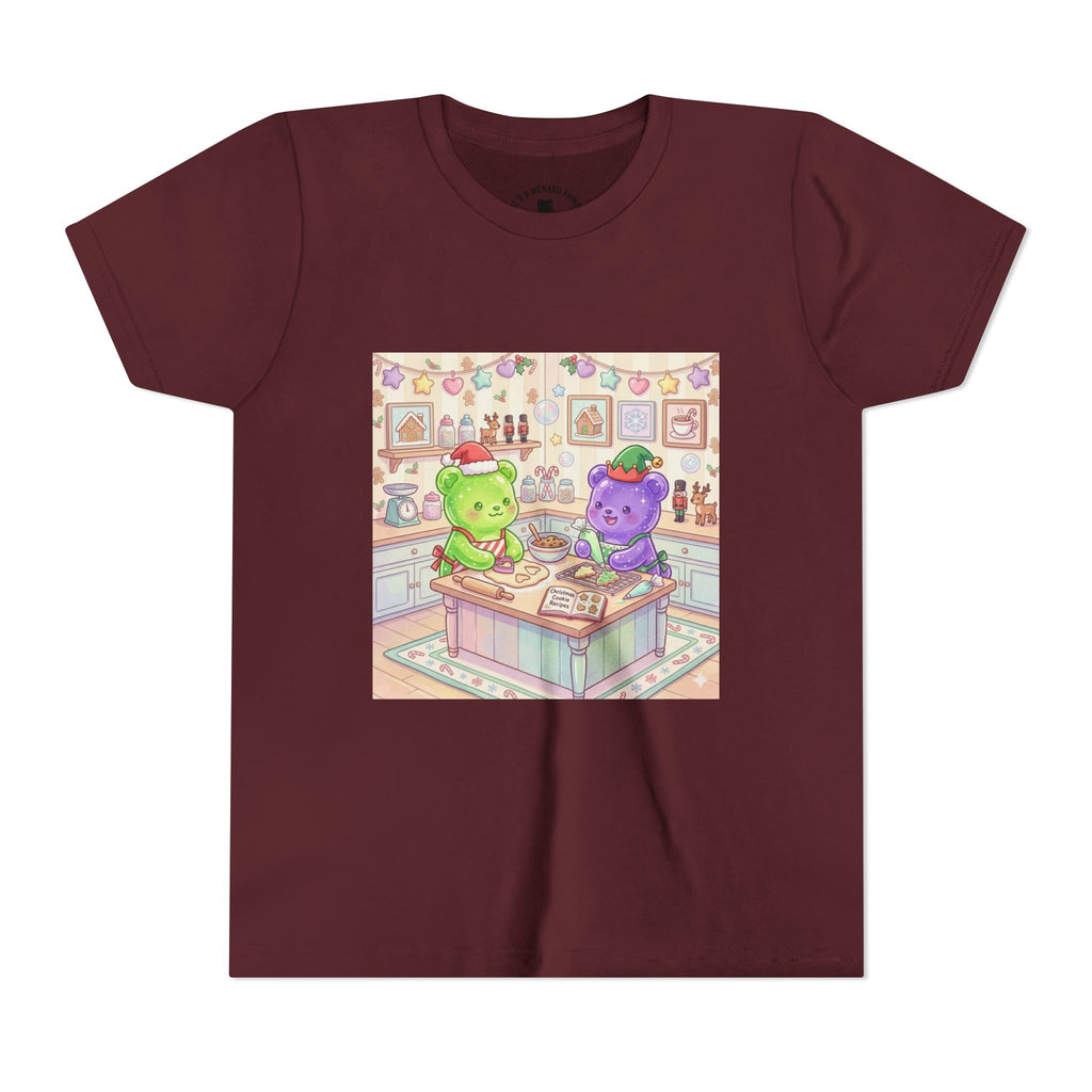 Gooey Gummies making Holiday Cookies T‑Shirt — Cute Pastel Kitchen Baking Design