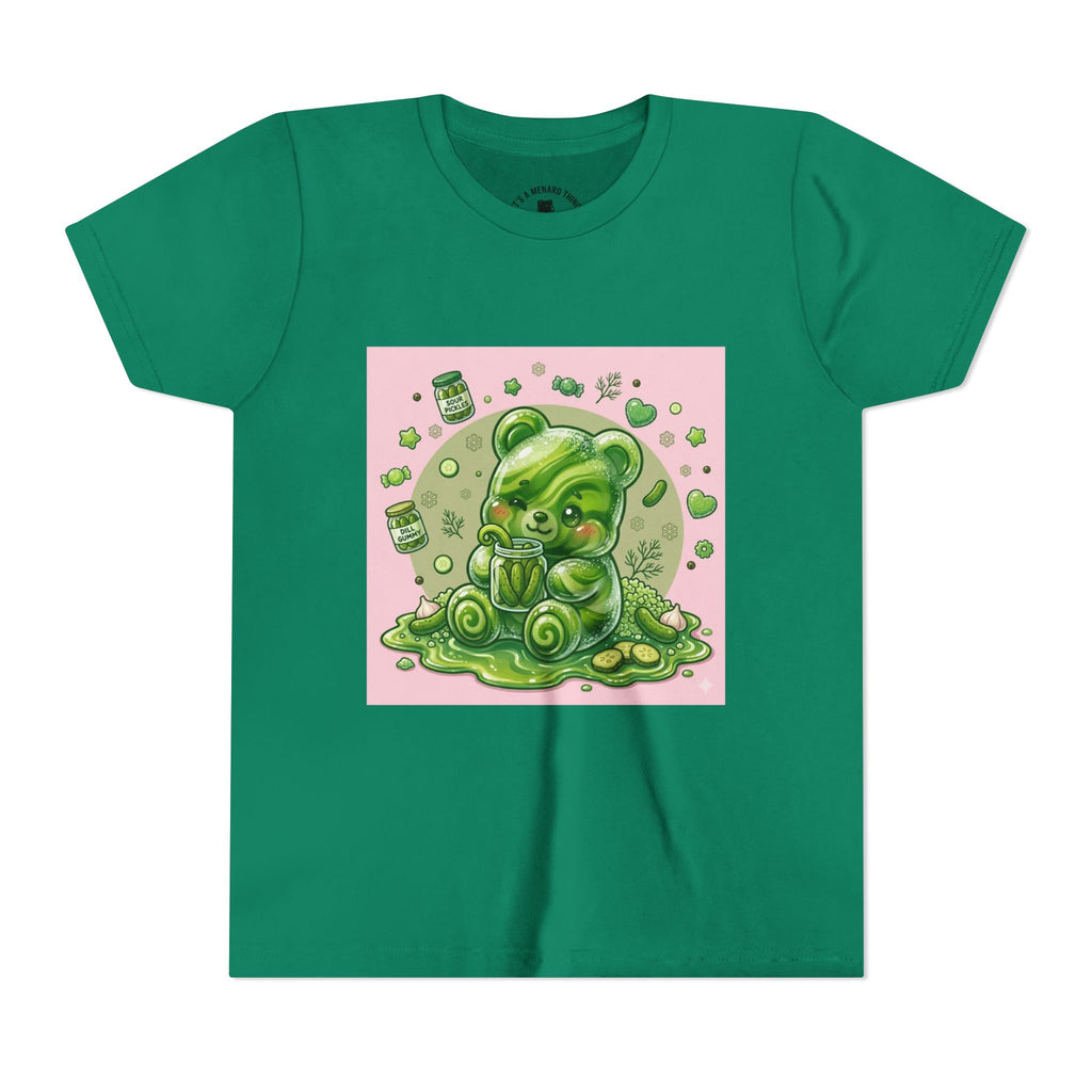 Tart Dilly Green Pickle Gooey Gummy- Graphic Youth T-Shirt