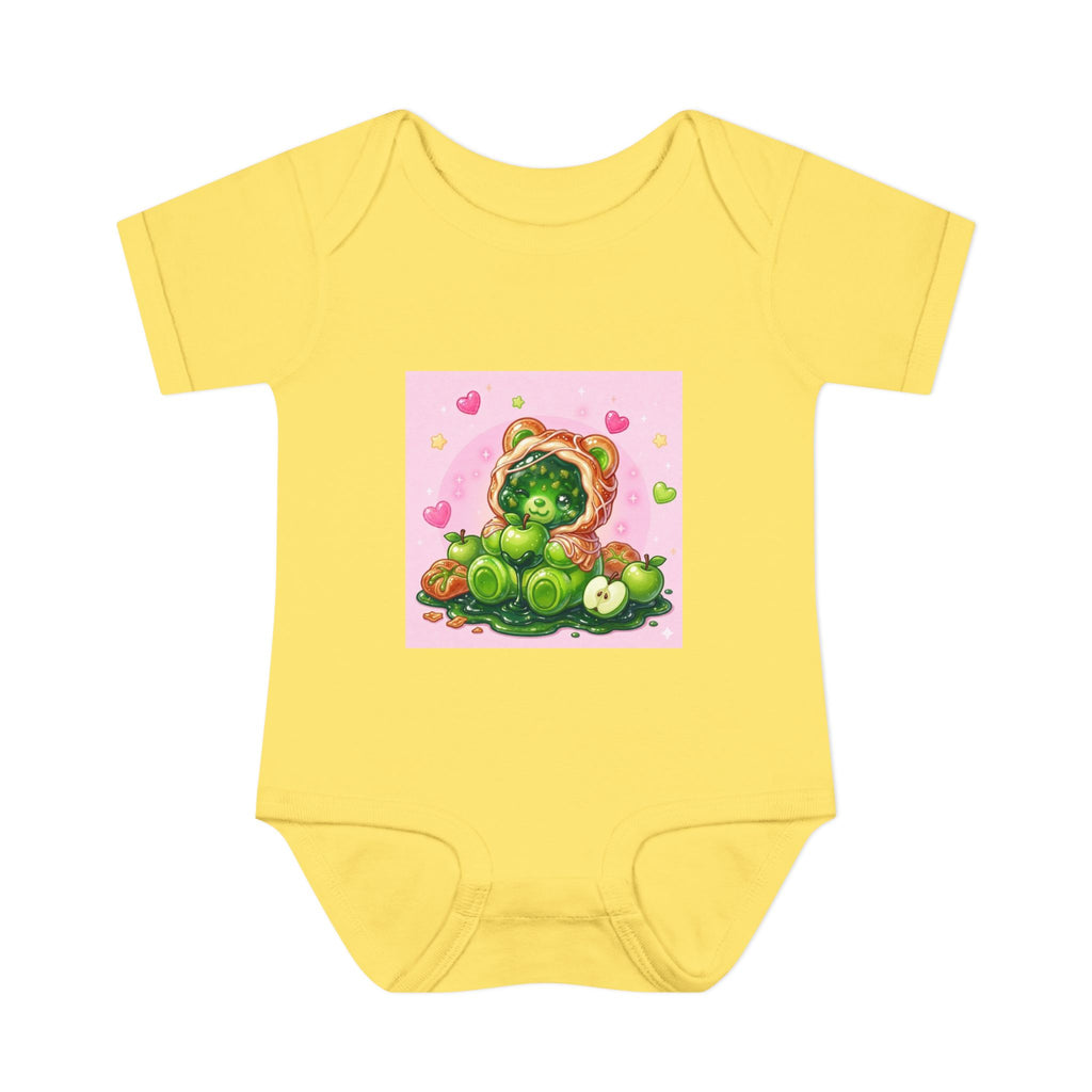 Green Apple Danish Gooey Gummy Bear in Puff PJs