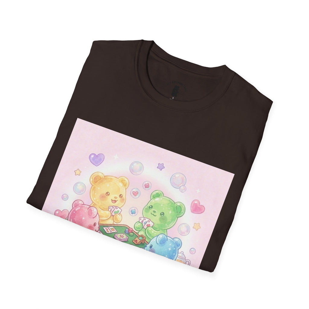 Friendly Card Game, Gooey Gummy Friends- Kawaii Graphic T-Shirt