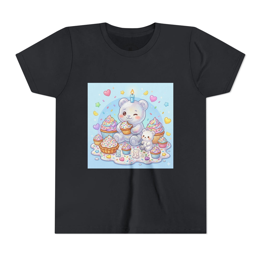 Kawaii Gooey Gummy Birthday Bears — Cute Pastel Dessert Graphic Shirt