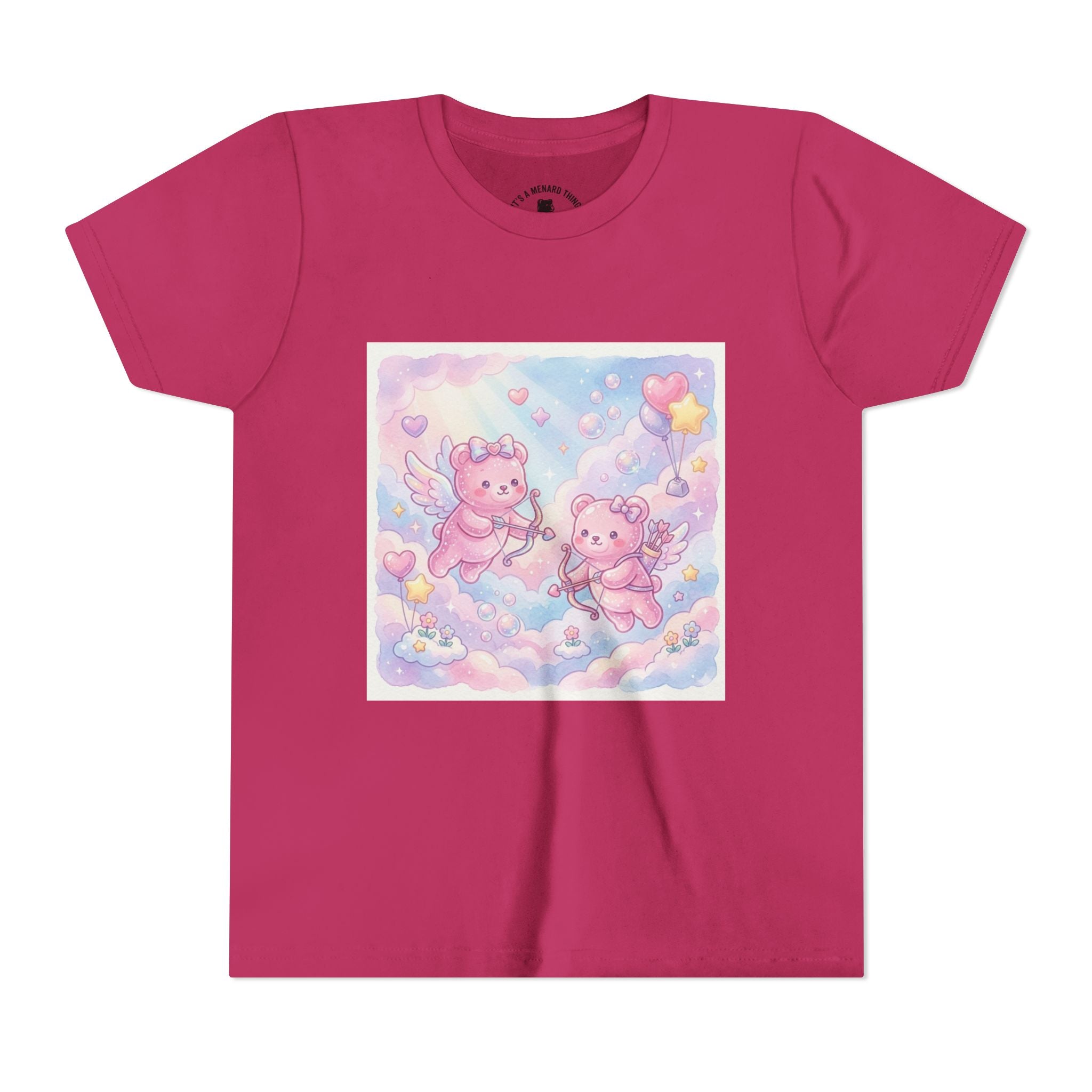 Cherub Angels Gooey Gummy Bear Friends- Hearts Pastel Cloud Graphic