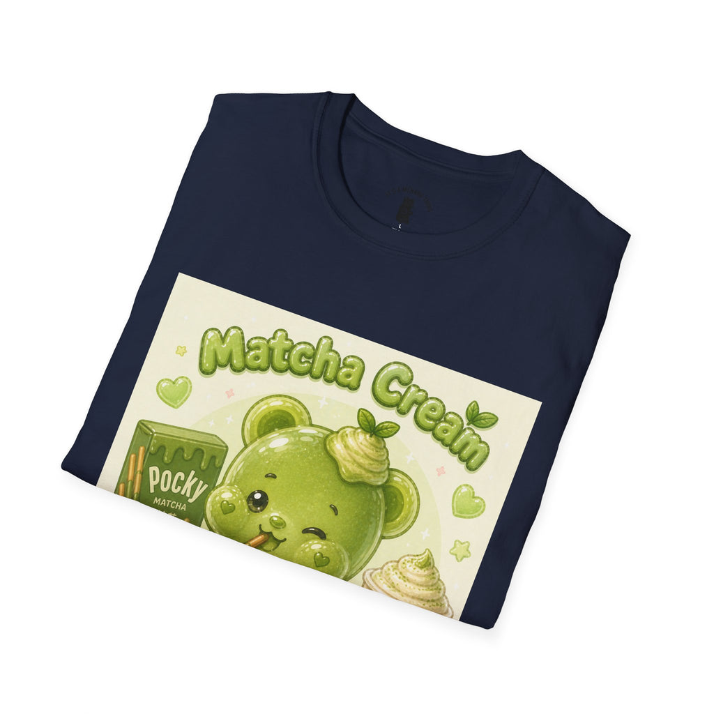 Matcha Cream Gooey Gummy Bear — Cute Green Tea Kawaii Graphic Tee