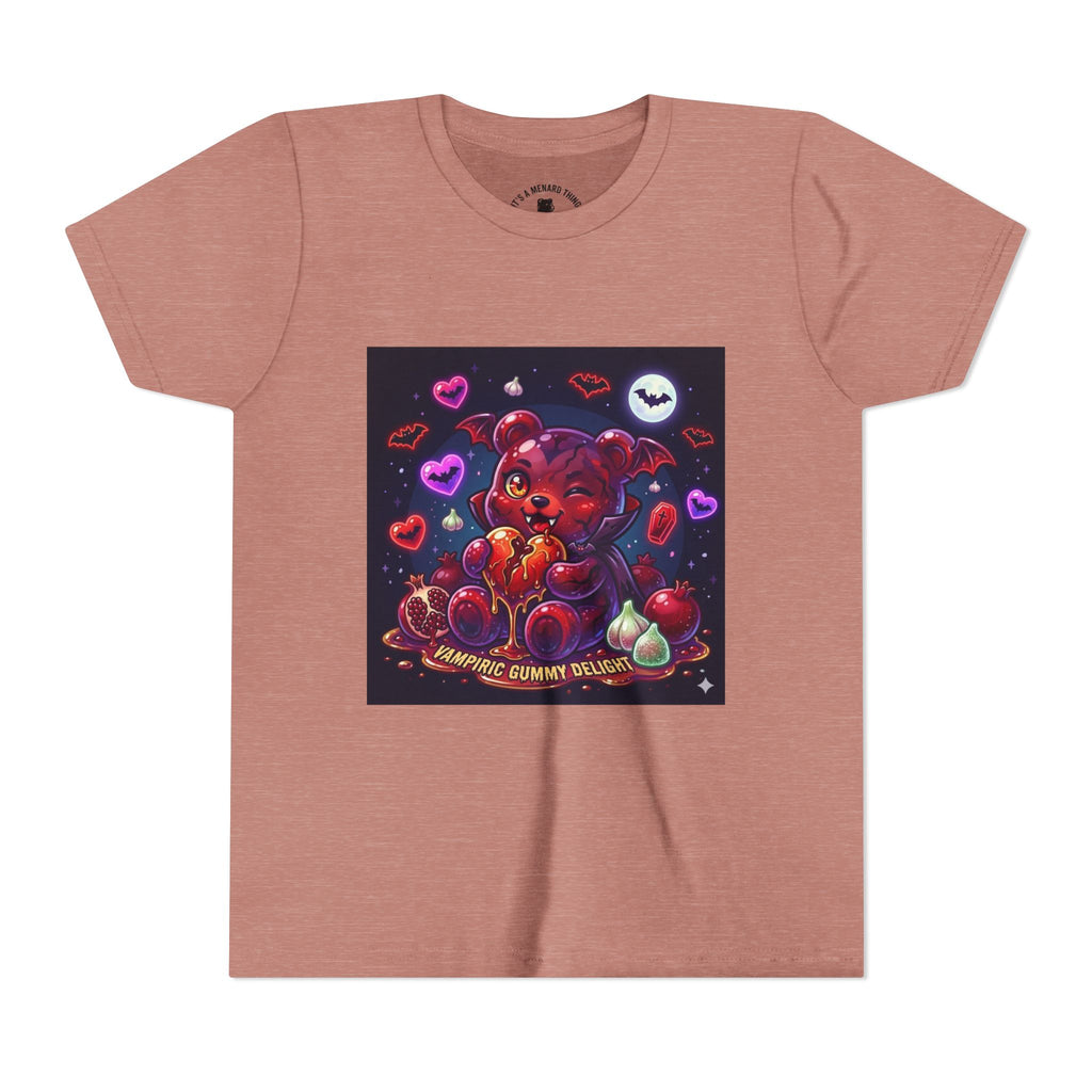 Halloween Vampire Gooey Gummy Bear - Cute Goth Heart Graphic Shirt