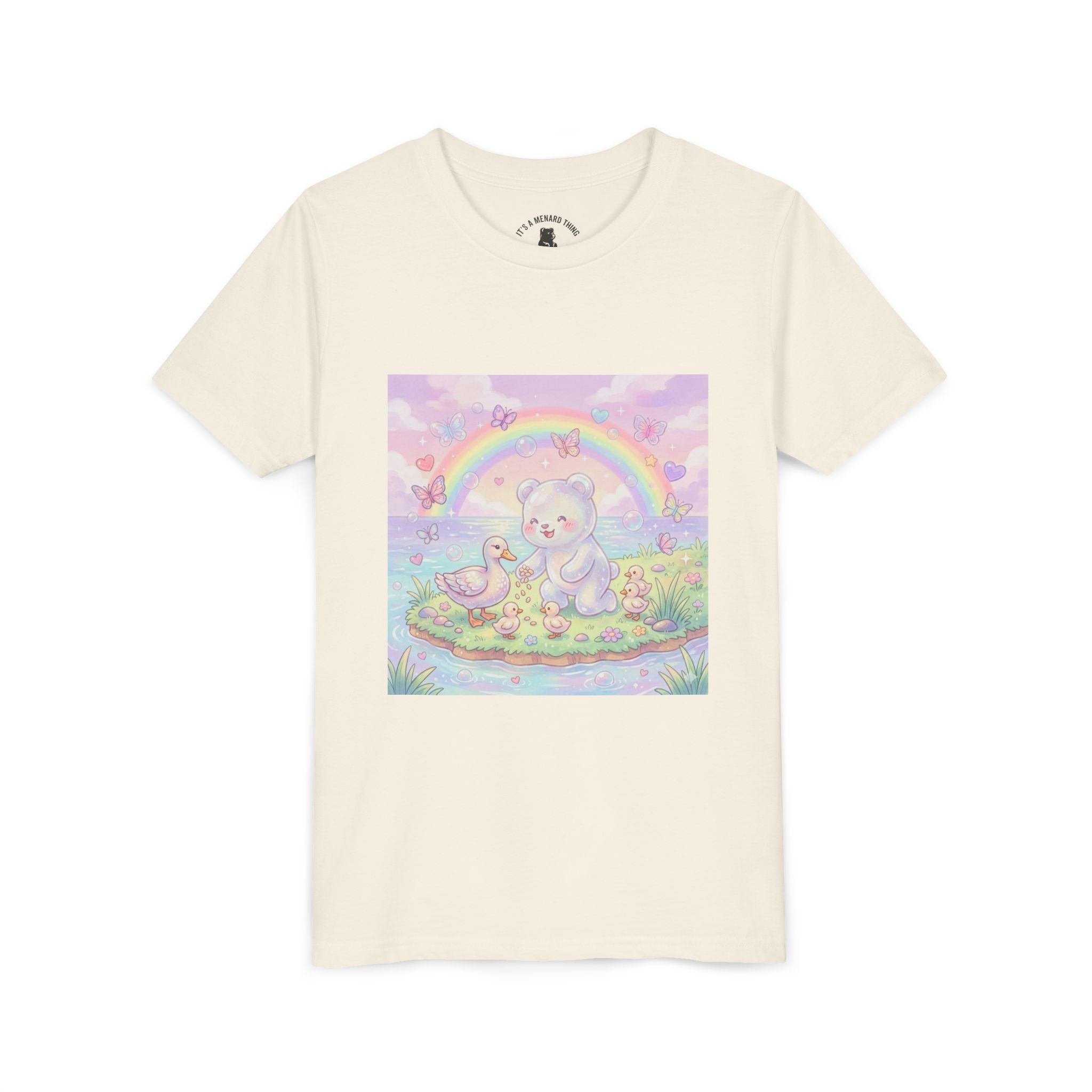 Duck Feeding, Gooey Gummy Friend- Graphic T-Shirt