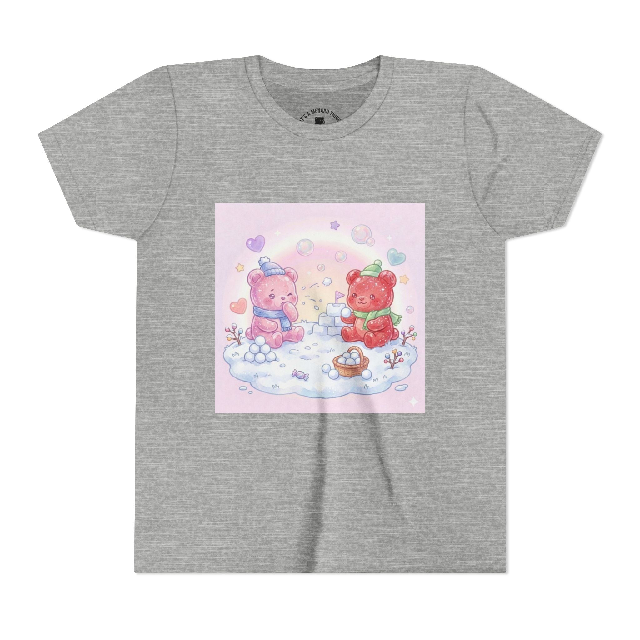 Duo Gooey Gummy Bear Snowball game T-Shirt