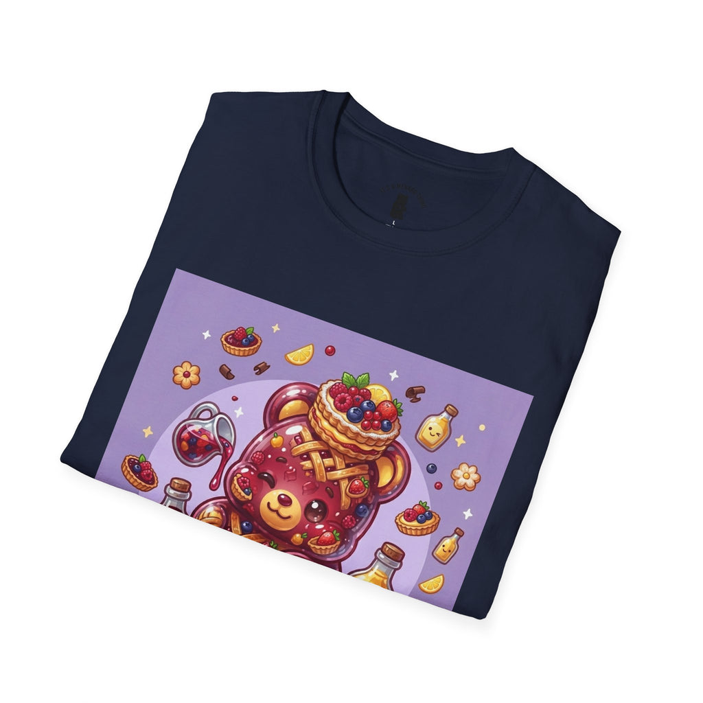 Mixed Berry Tart, Exotic Gooey Gummy Bear — Kawaii Graphic T-Shirt