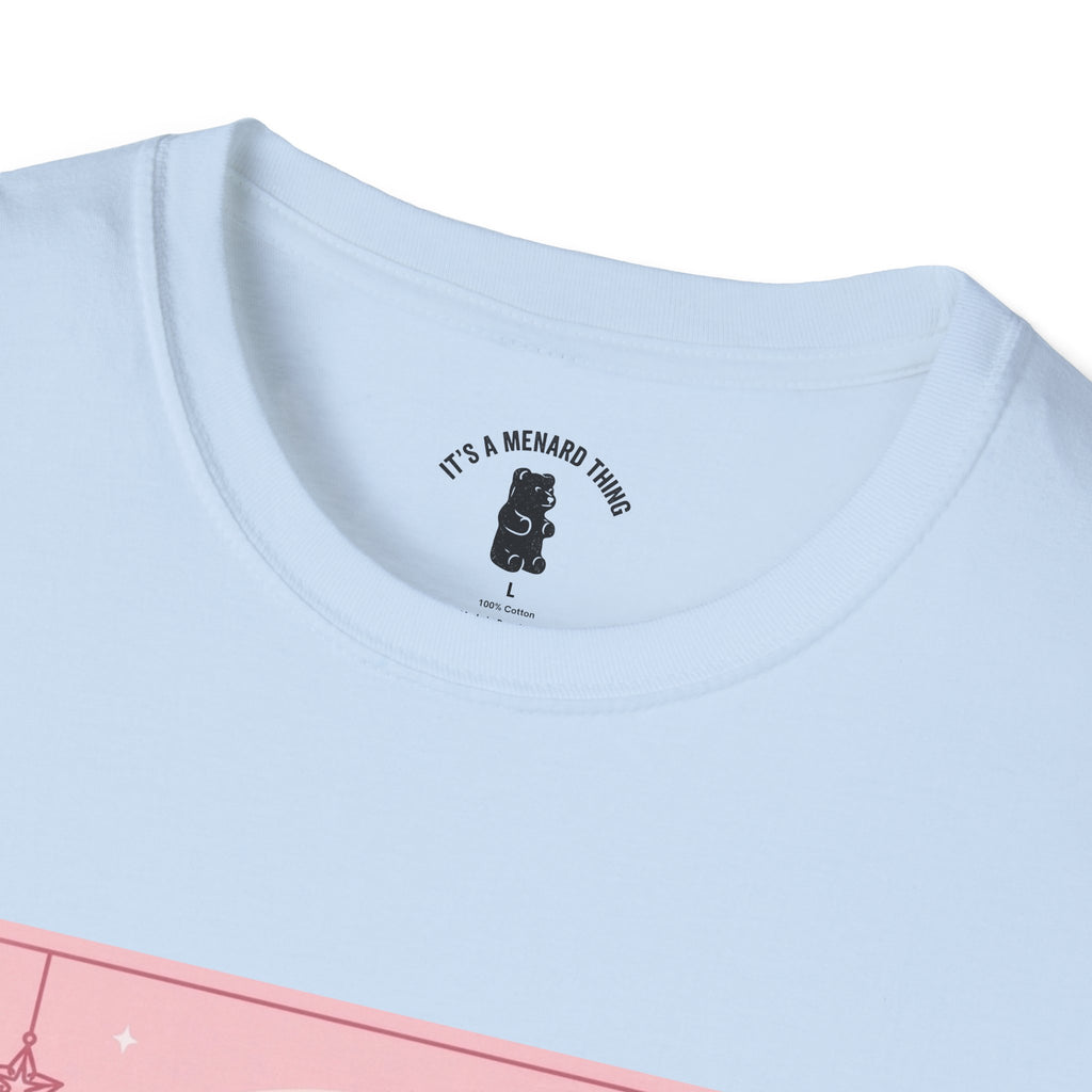 Rose Water Turkish Delight, Pink Gooey Gummy Bear— Kawaii Illustration