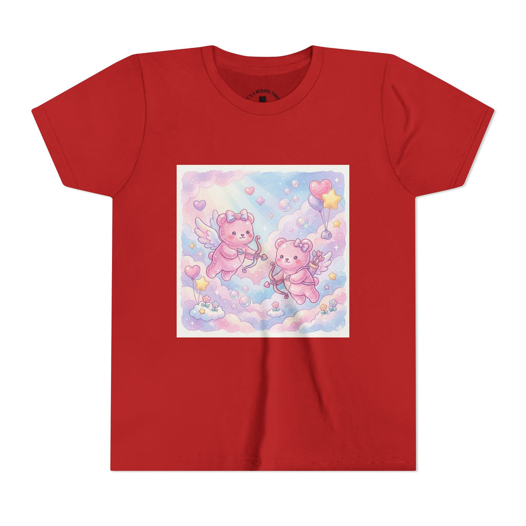 Cherub Angels Gooey Gummy Bear Friends- Hearts Pastel Cloud Graphic