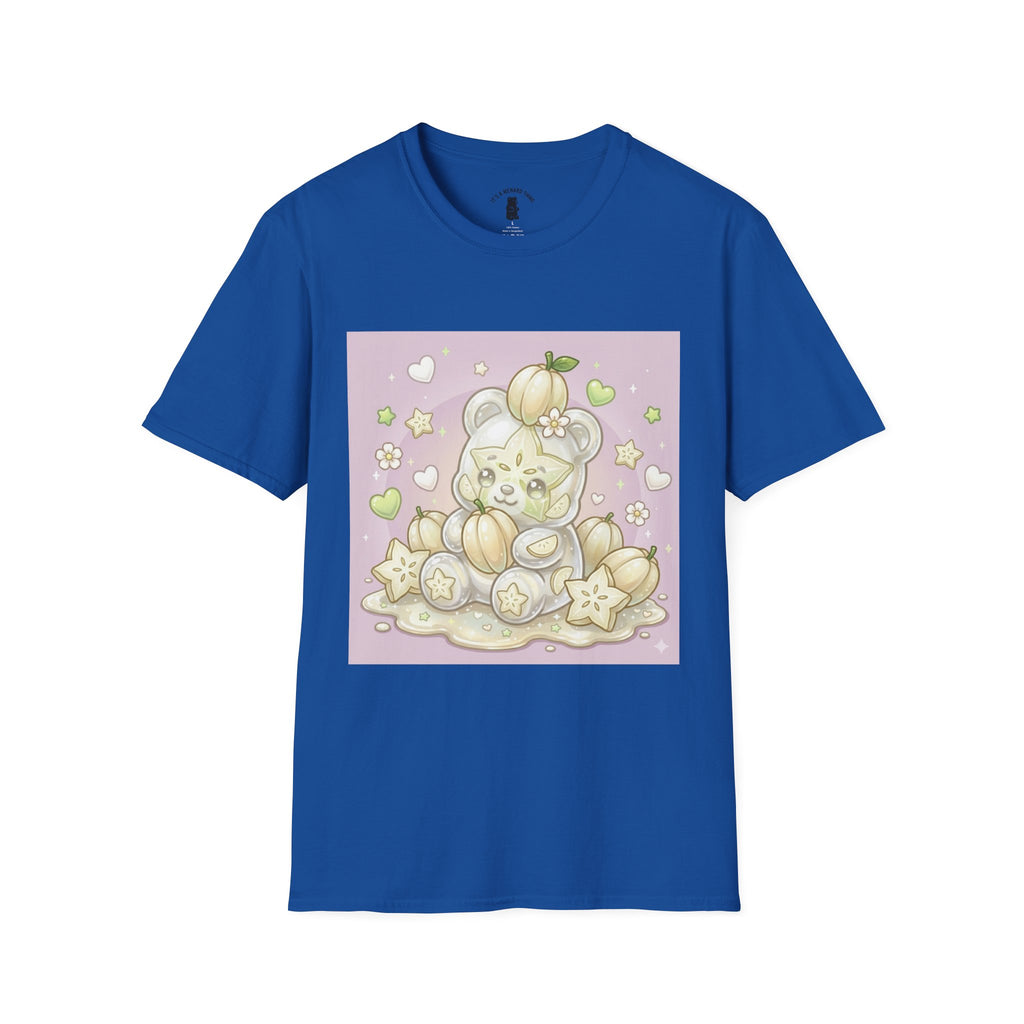 Cute Pumpkin Bear T-Shirt — Pastel Kawaii Fall Tee