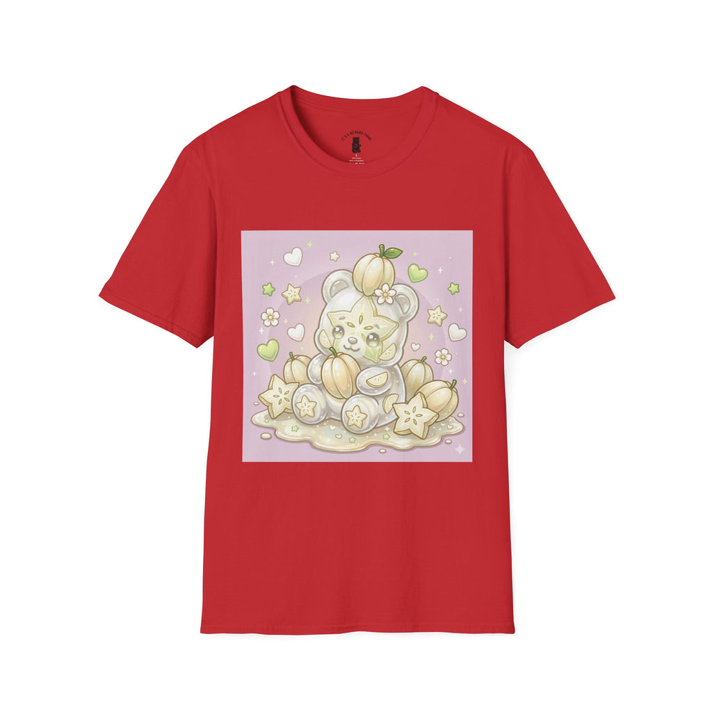 Cute Pumpkin Bear T-Shirt — Pastel Kawaii Fall Tee