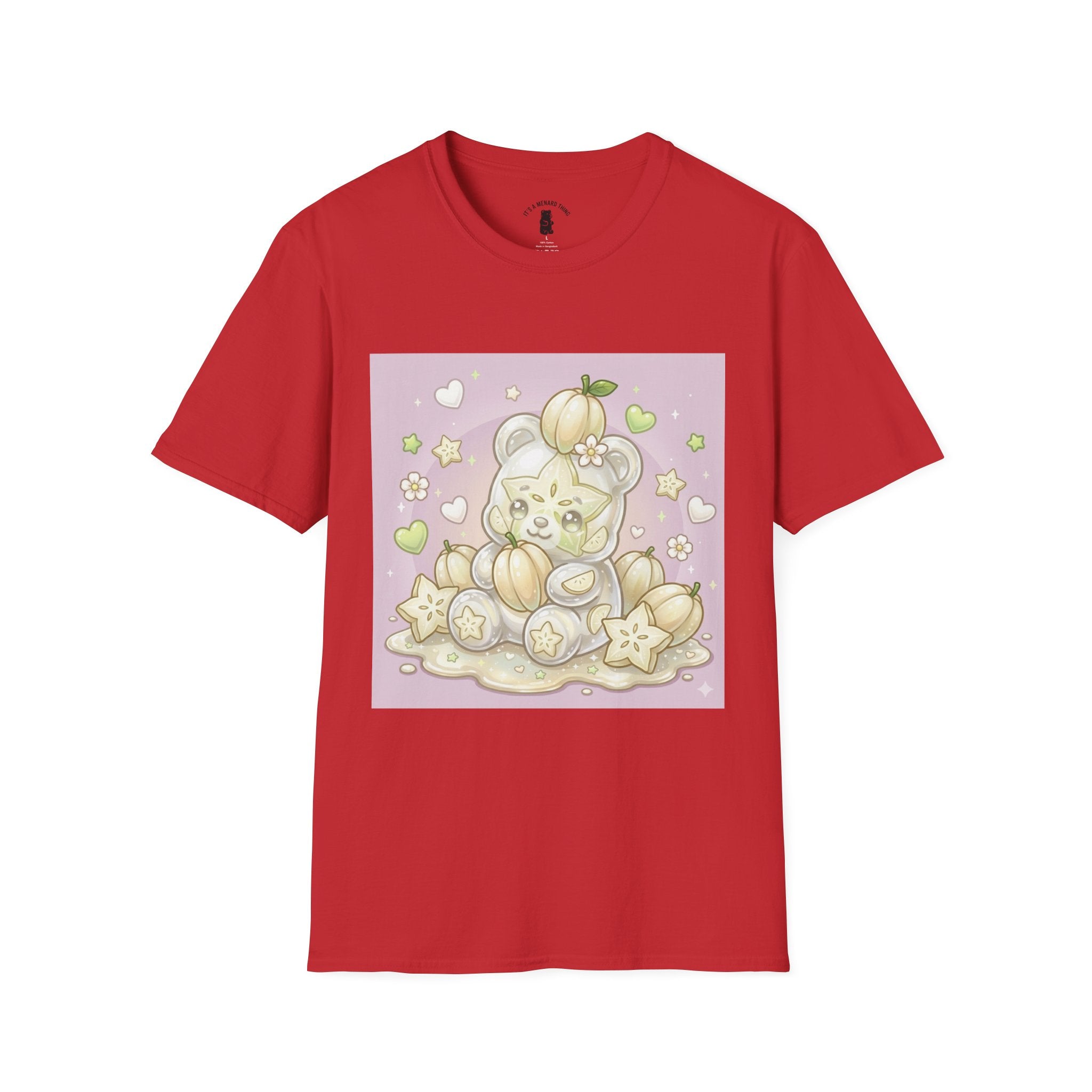 Cute Pumpkin Bear T-Shirt — Pastel Kawaii Fall Tee