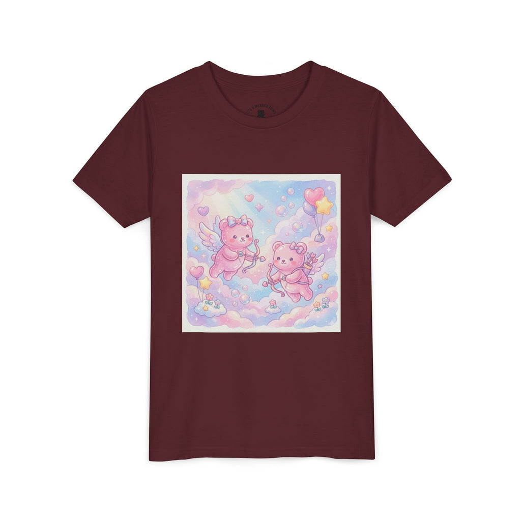 Cherub Angels Gooey Gummy Bear Friends- Hearts Pastel Cloud Graphic