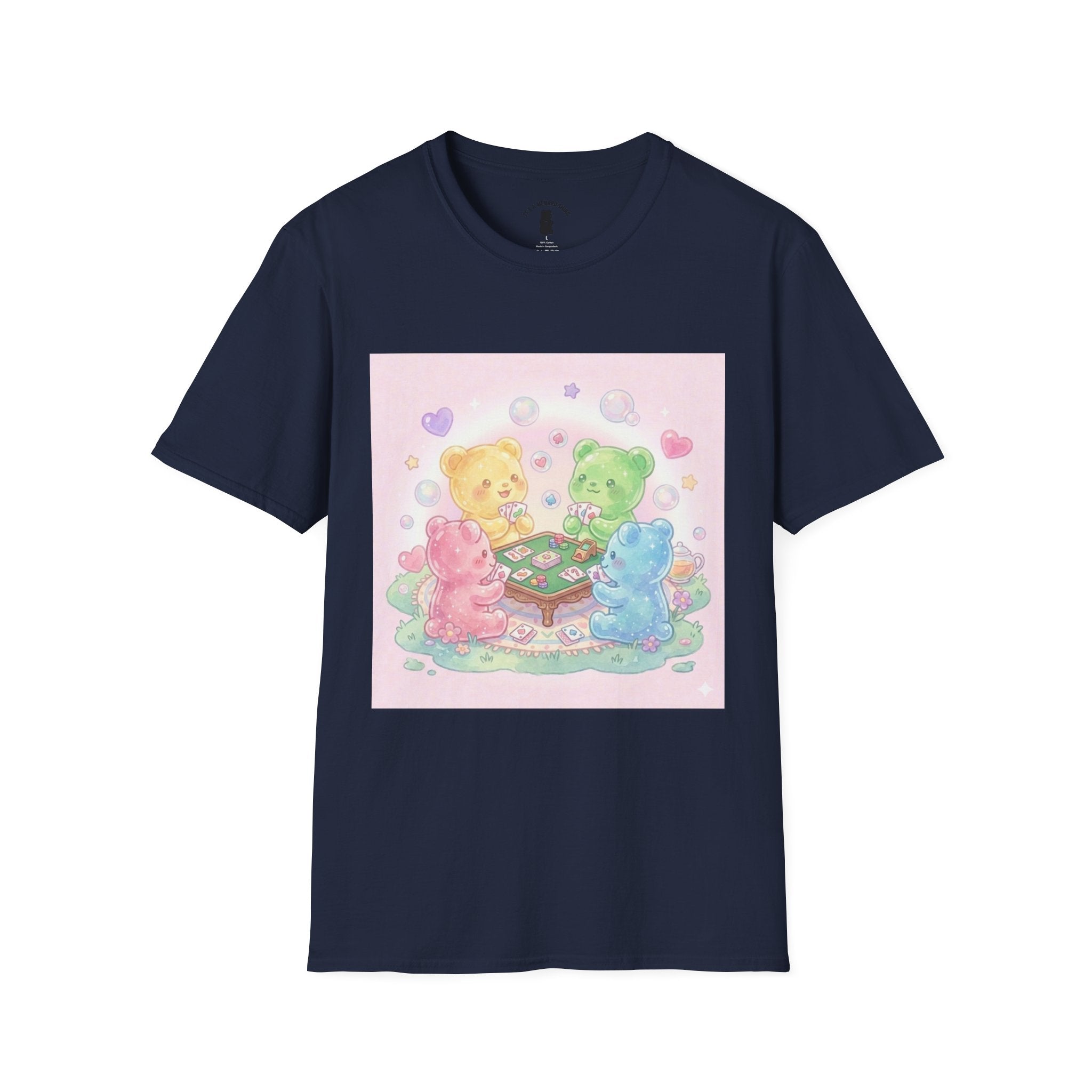 Friendly Card Game, Gooey Gummy Friends- Kawaii Graphic T-Shirt