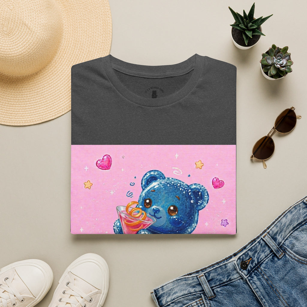 Special Cosmo Delight, Blue Oozy Boozy Gummy Bear Drinking Pal- Graphic Shirt