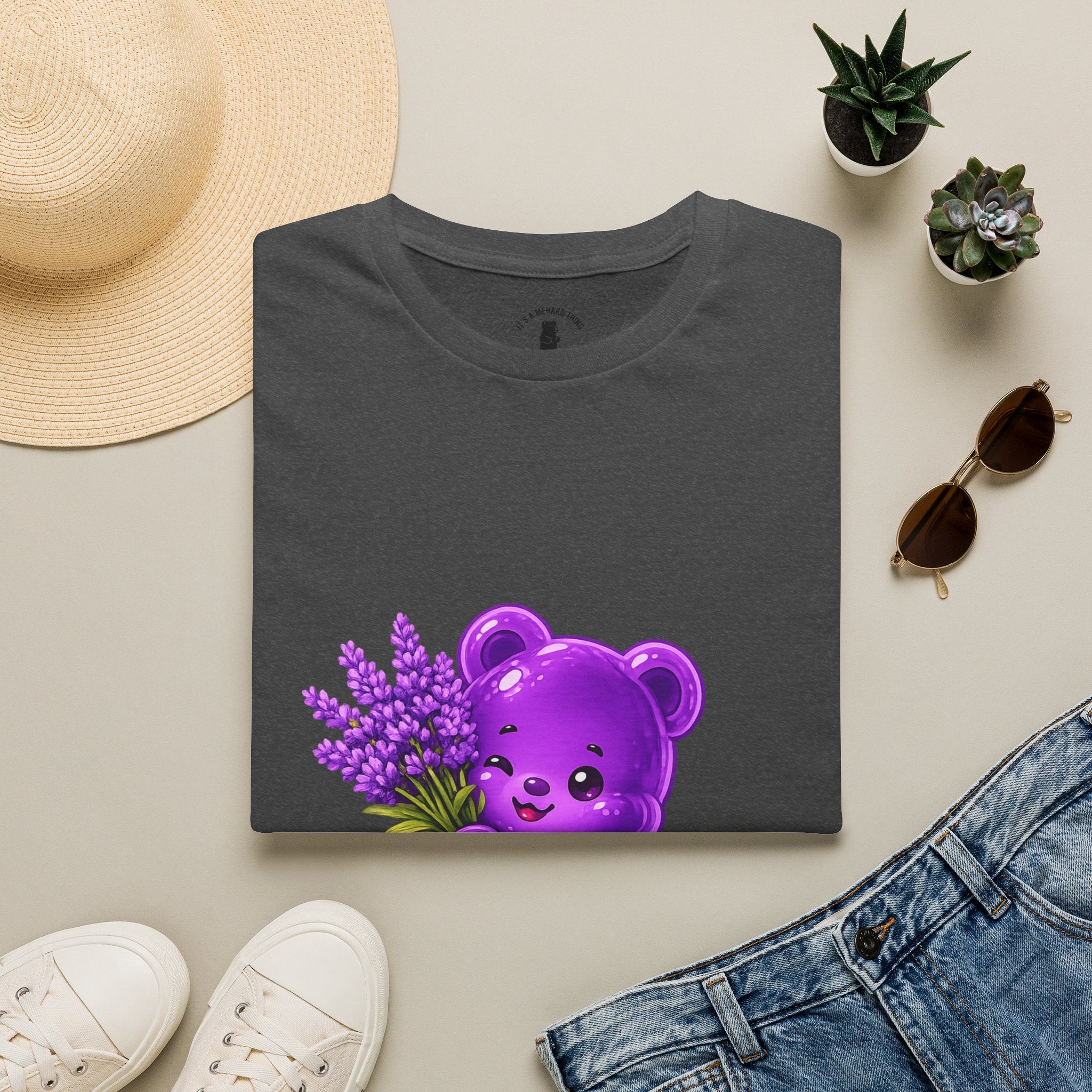 Special Lavender flower, Oozy Bear Gummy Friend- Graphic Shirt