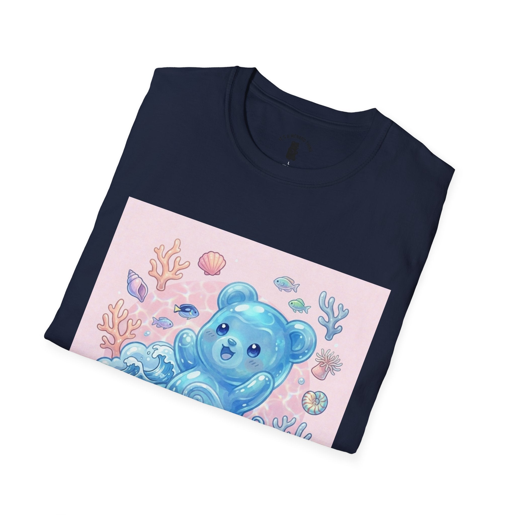 Elemental, Ocean Blue Water Gooey Gummy Bear — Kawaii Graphic Tee