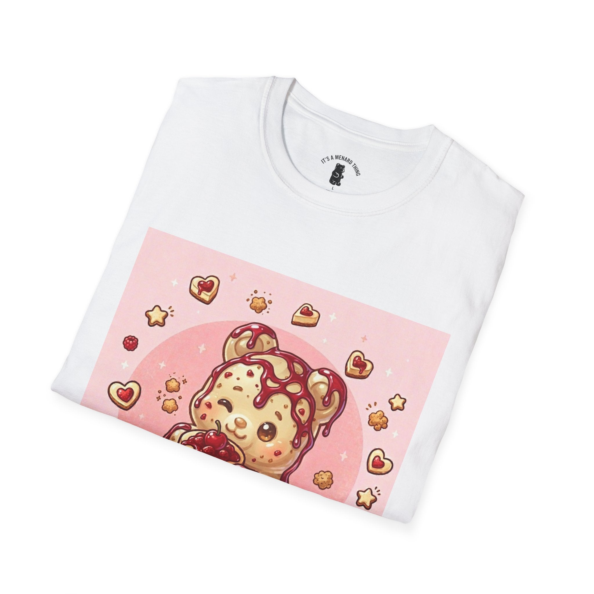Raspberry Cheese Cake Gooey Gummy Bear — Kawaii Grapic T-Shirt