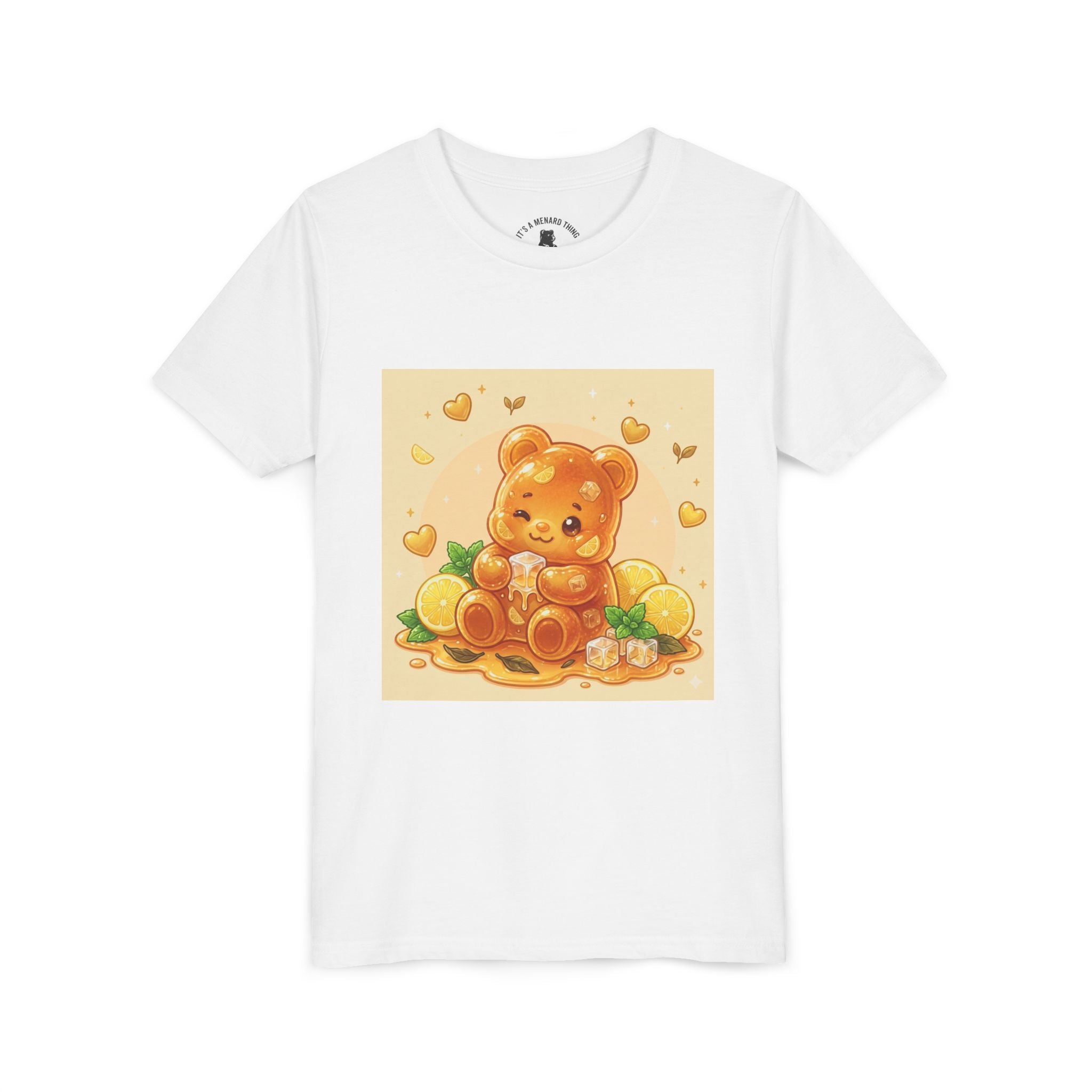 Honey Lemon Iced-Tea Gooey Gummy Bear Youth T-Shirt