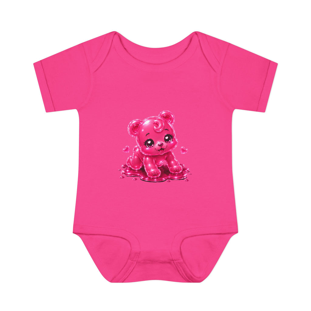 Pink Gummy Bear Infant Bodysuit - Cute Baby Shower Gift