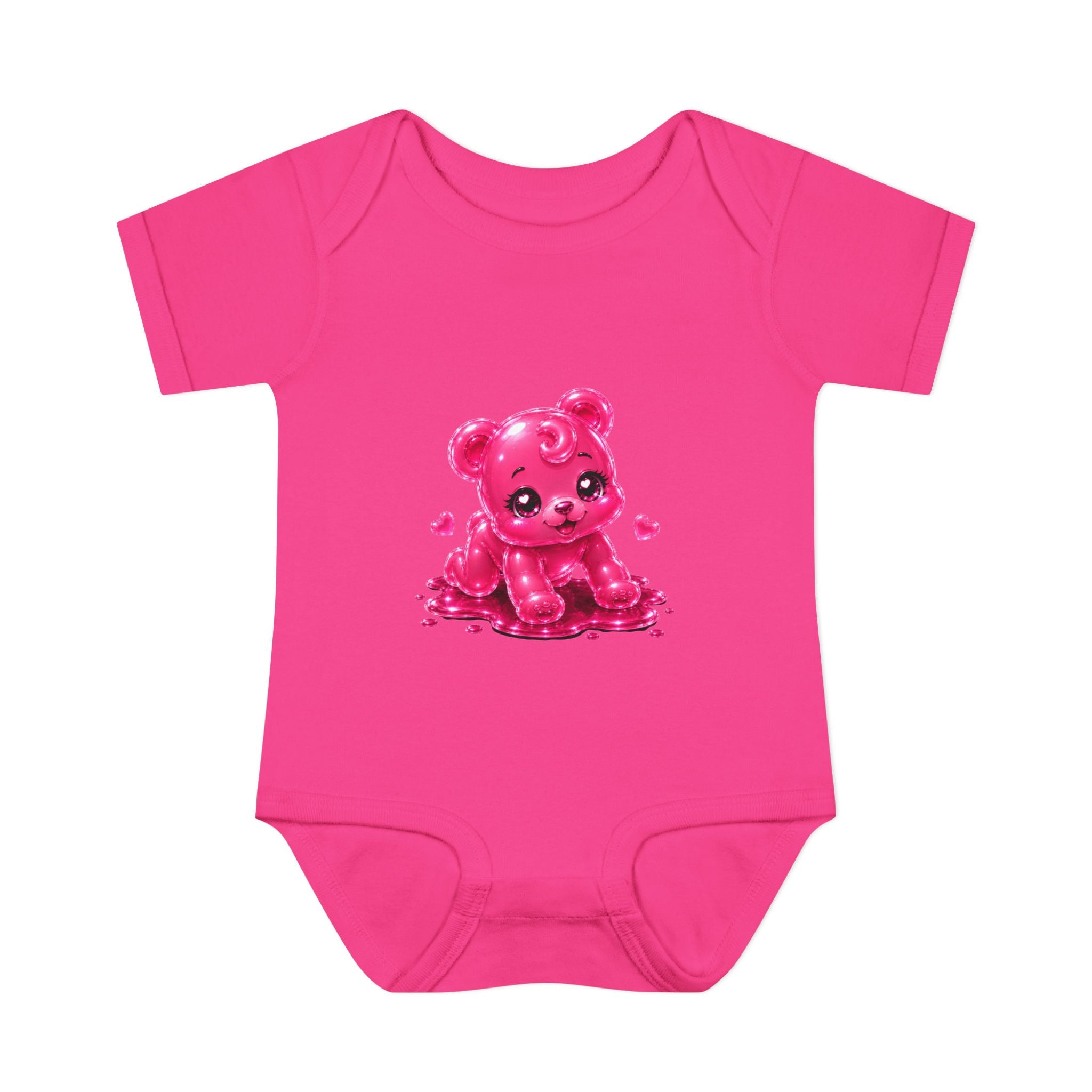 Pink Gummy Bear Infant Bodysuit - Cute Baby Shower Gift
