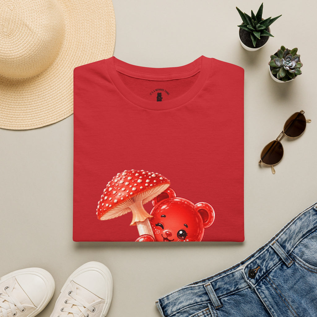 The Fly Agaric Fungi Special, Red Oozy Bear Gummy Friend- Graphic Shirt