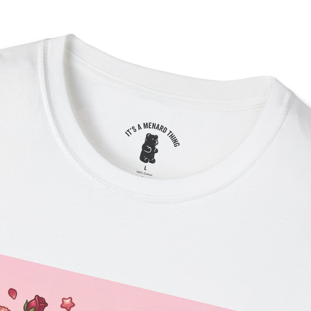 Rose Lychee berry Exotic fruit Gooey Gummy Bear — Kawaii Graphic T-Shirt