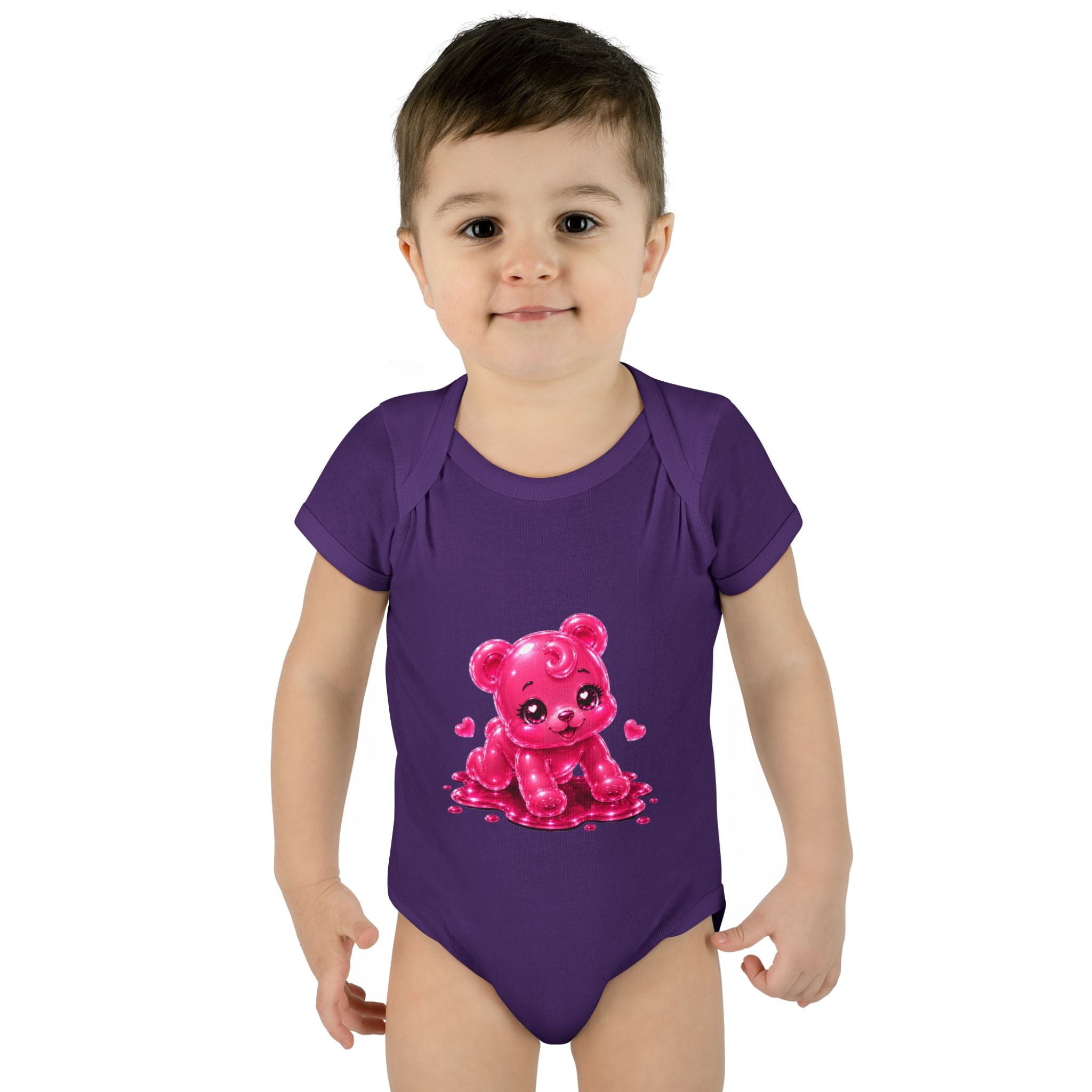 Pink Gummy Bear Infant Bodysuit - Cute Baby Shower Gift