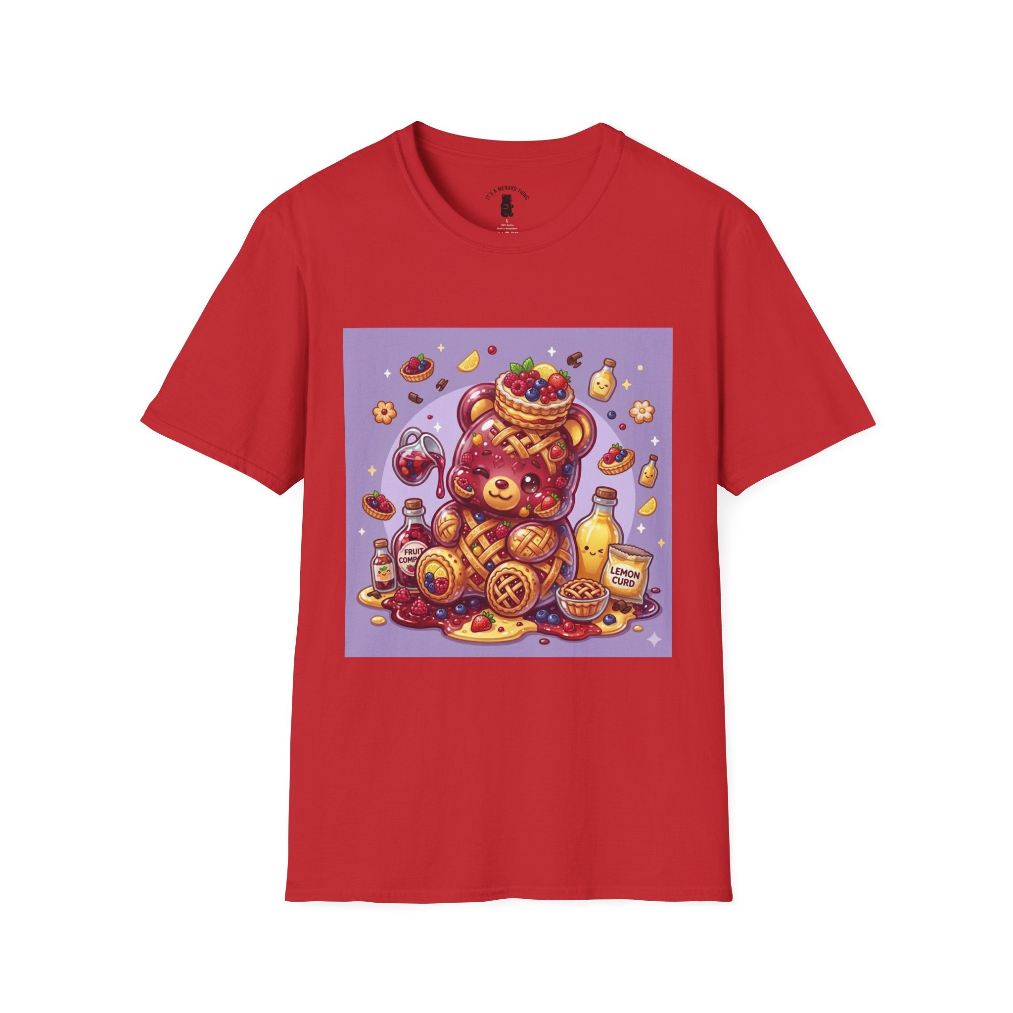 Mixed Berry Tart, Exotic Gooey Gummy Bear — Kawaii Graphic T-Shirt