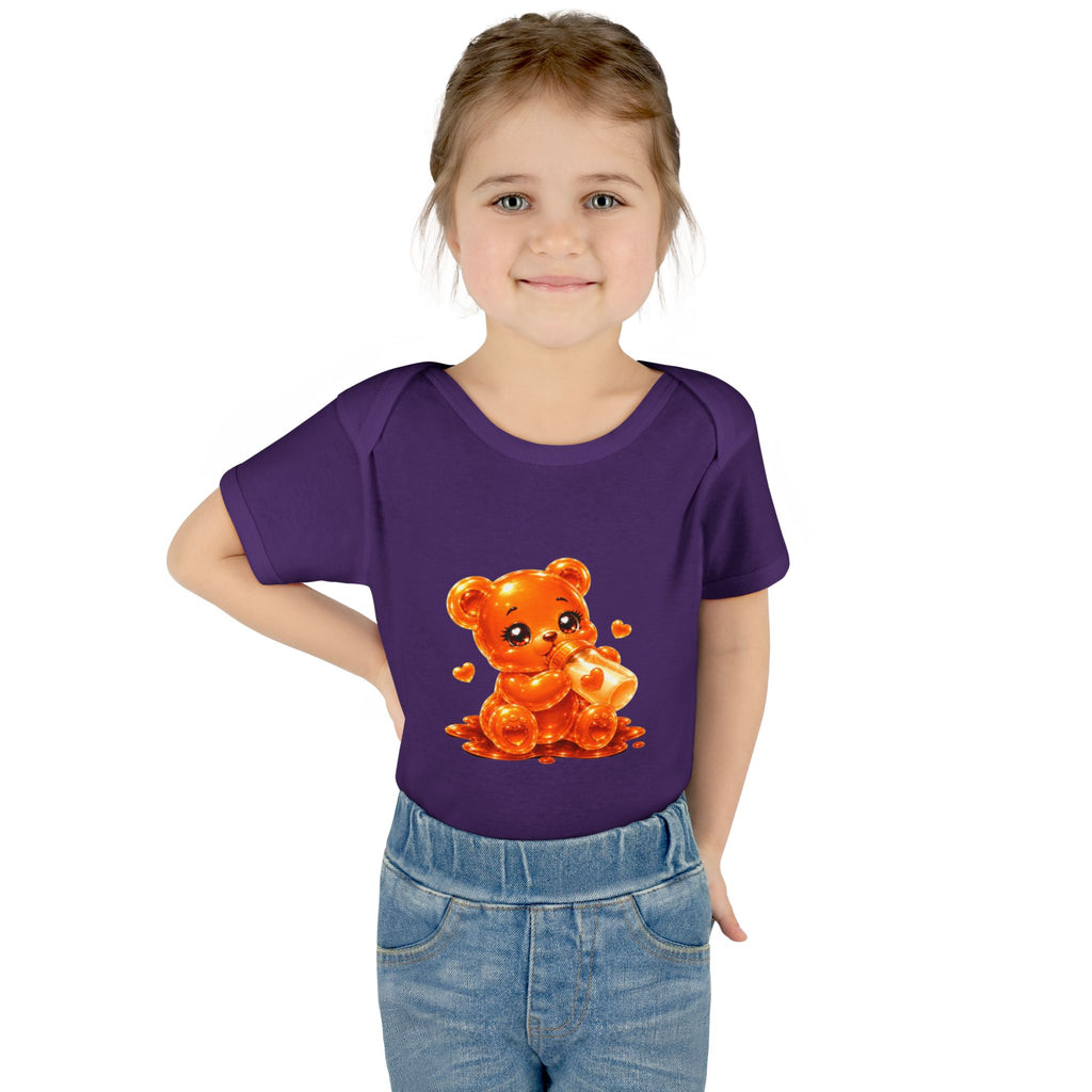 Snack Time, Oozy Baby Gummy Bear Cutie Special Addition- Graphic Onesie