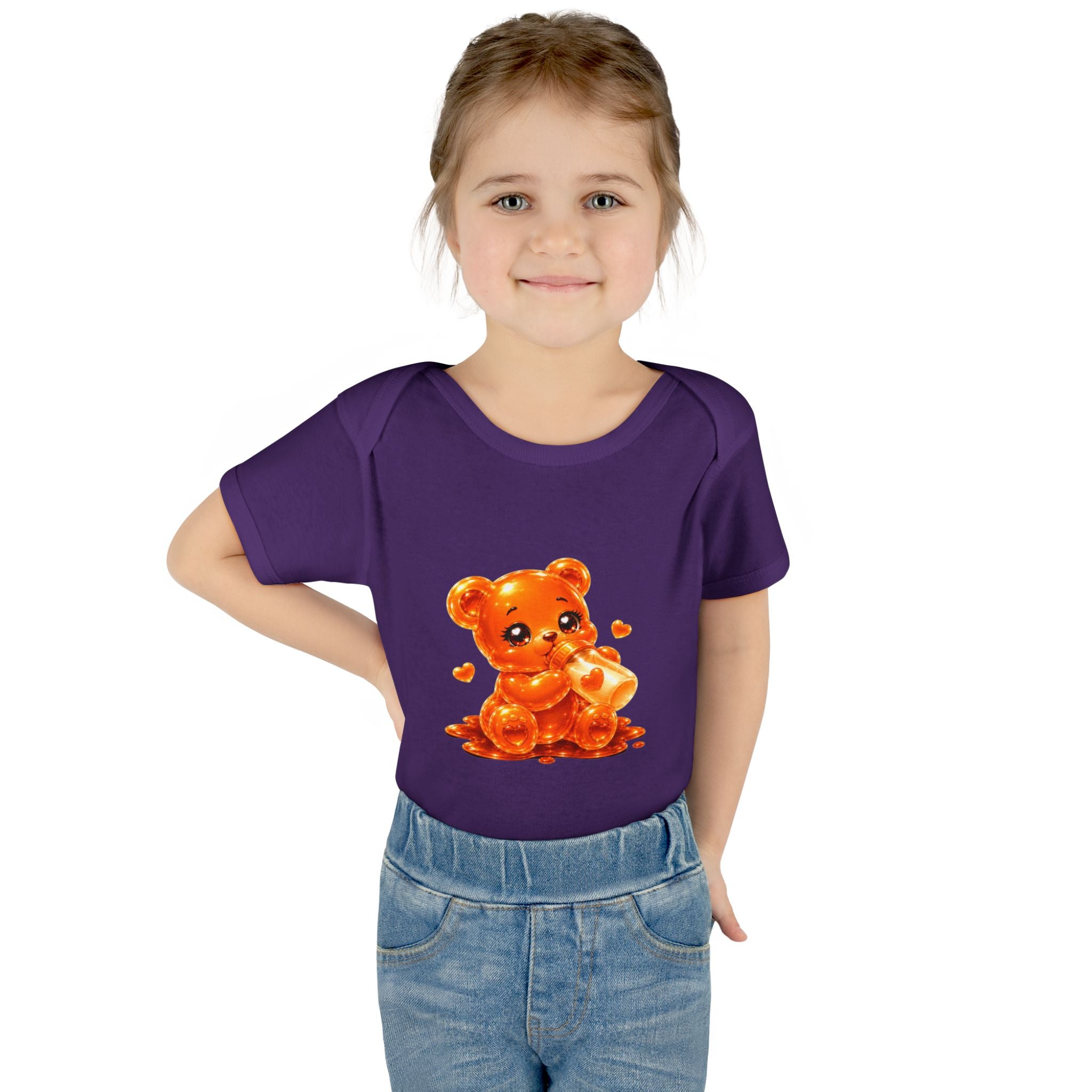 Snack Time, Oozy Baby Gummy Bear Cutie Special Addition- Graphic Onesie