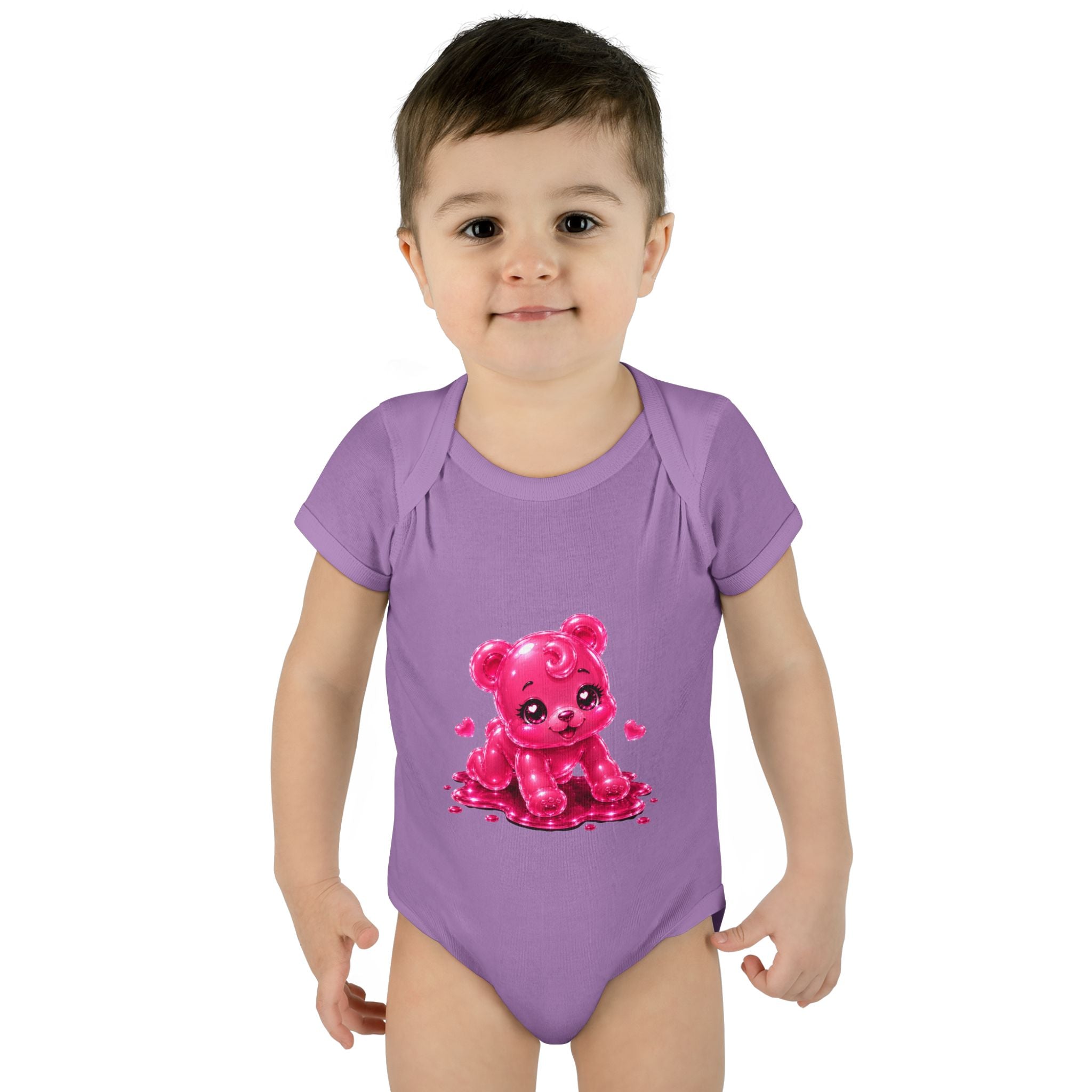 Pink Gummy Bear Infant Bodysuit - Cute Baby Shower Gift
