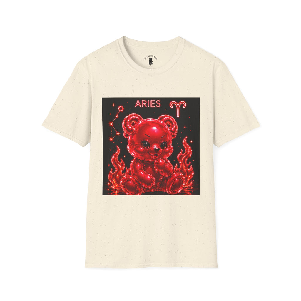 Aries Zodiac Oozy Bear Friend Astrology Special Addition- Graphic Shirt