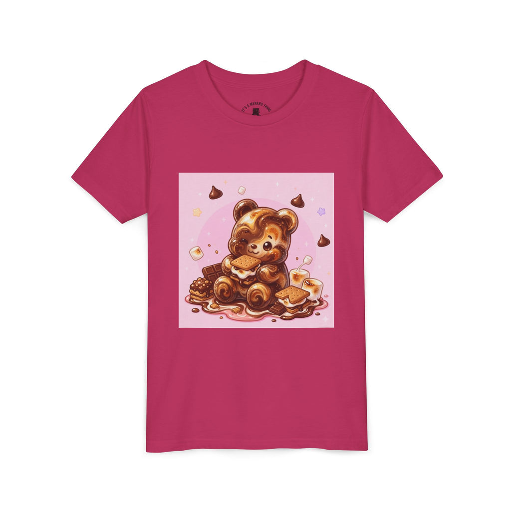 Chocolate, Marshmello S'more Gooey Fudge Gummy Bear Dessert Graphic Tee
