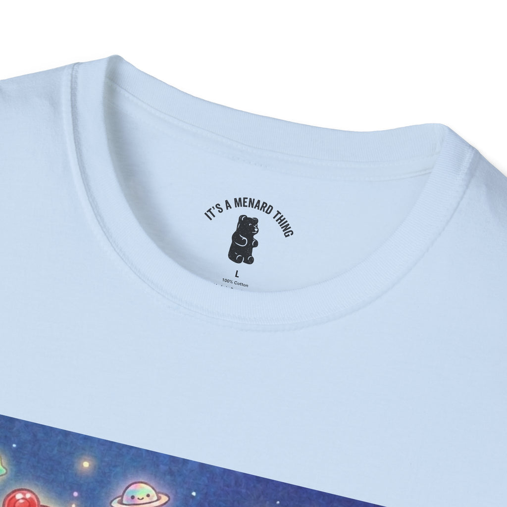 Think of Mars, Red Crystal Gooey Gummy Bear — Space Graphic T-Shirt