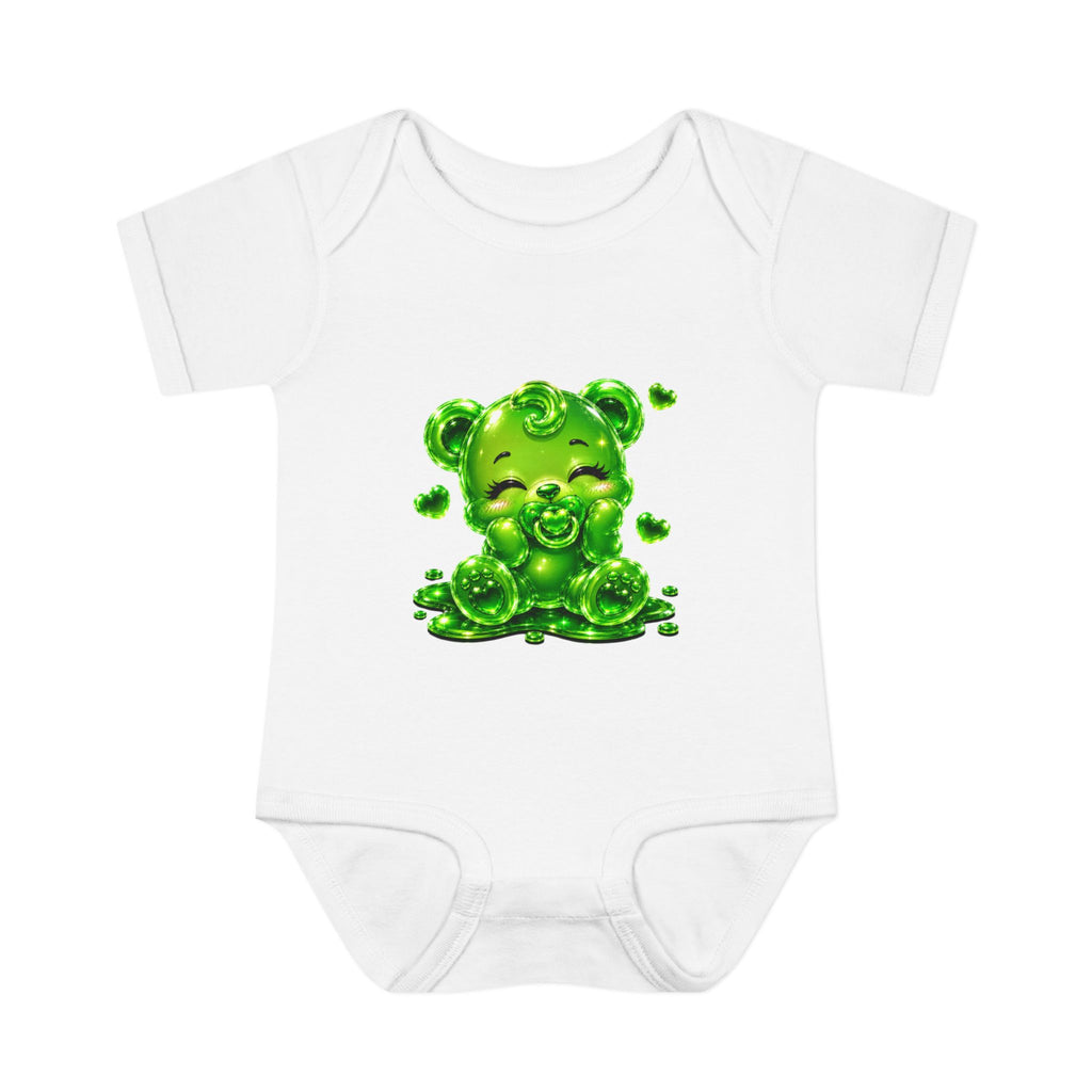 Happy Oozy Baby Gummy Bear Cutie Addition- Graphic Onesie