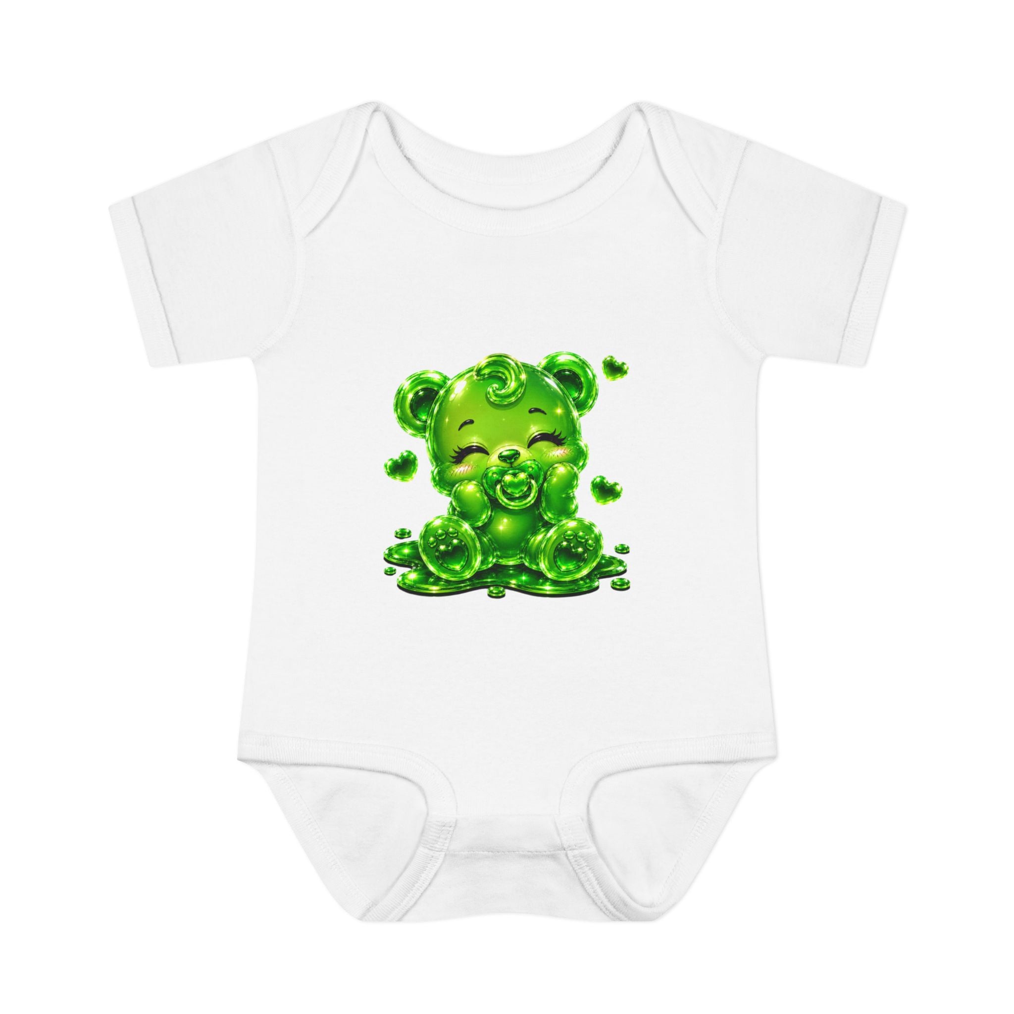 Happy Oozy Baby Gummy Bear Cutie Addition- Graphic Onesie
