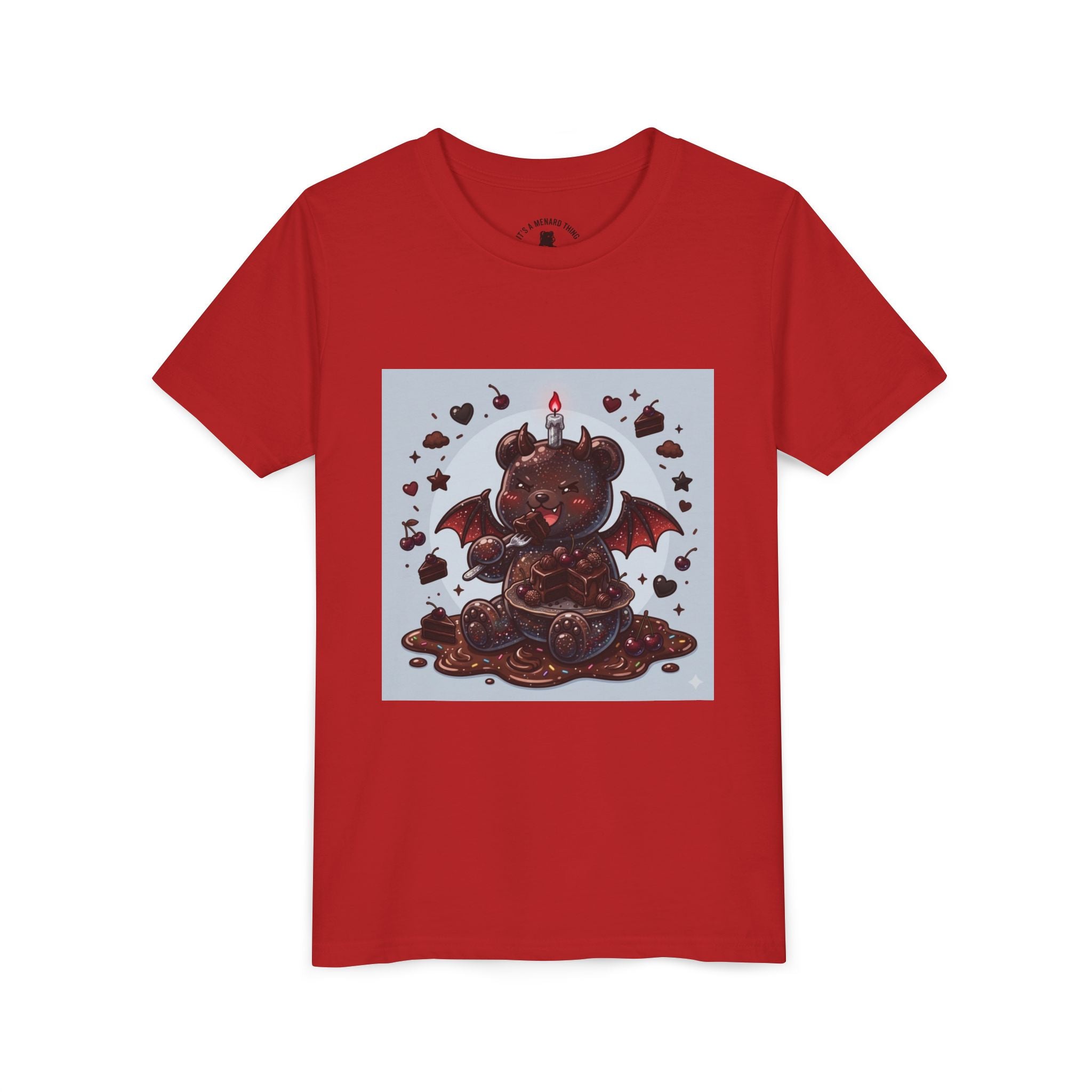 Devils Food Cake, Fudge Gooey Gummy Bear Youth Shirt