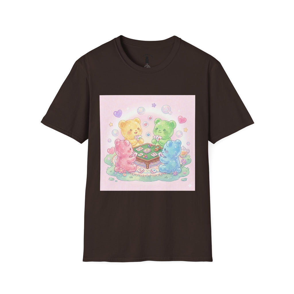 Friendly Card Game, Gooey Gummy Friends- Kawaii Graphic T-Shirt