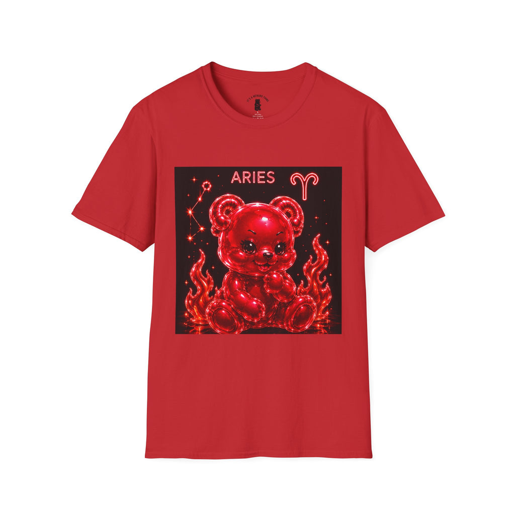 Aries Zodiac Oozy Bear Friend Astrology Special Addition- Graphic Shirt