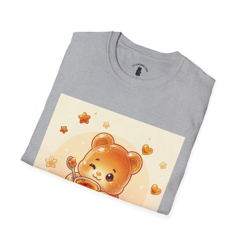 Cream Brulé Cutie, Gooey Gummy Bear – Adorable Graphic Tee