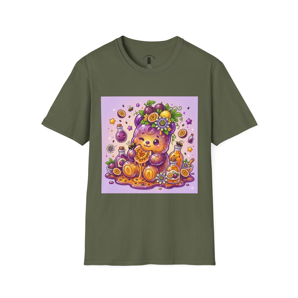 Passion Fruit, Exotic Gooey Gummy Bear— Cute Graphic T-Shirts