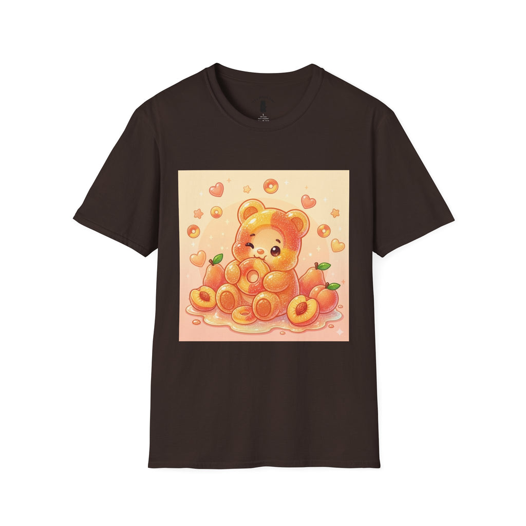 Peach Ring Gooey Gummy Bear- Cute Graphic T-Shirt