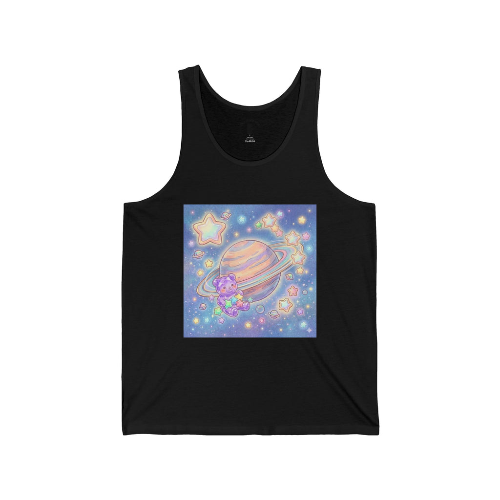 Ring-A-Round me Saturn, Special Purple Crystal Gooey Gummy Bear— Kawaii Graphic