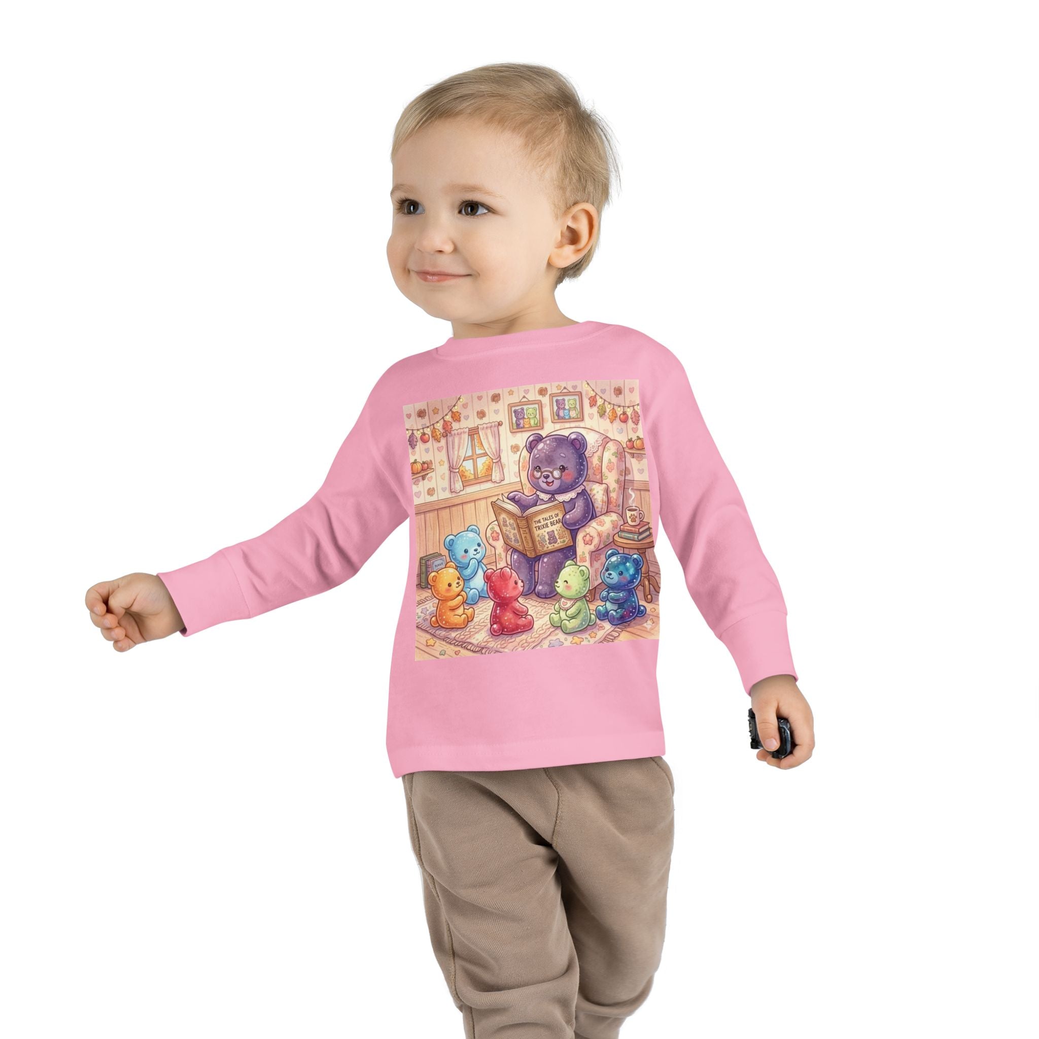 Nana Oozy Gummy Bear Story Time- Graphic Long Sleeve Shirt