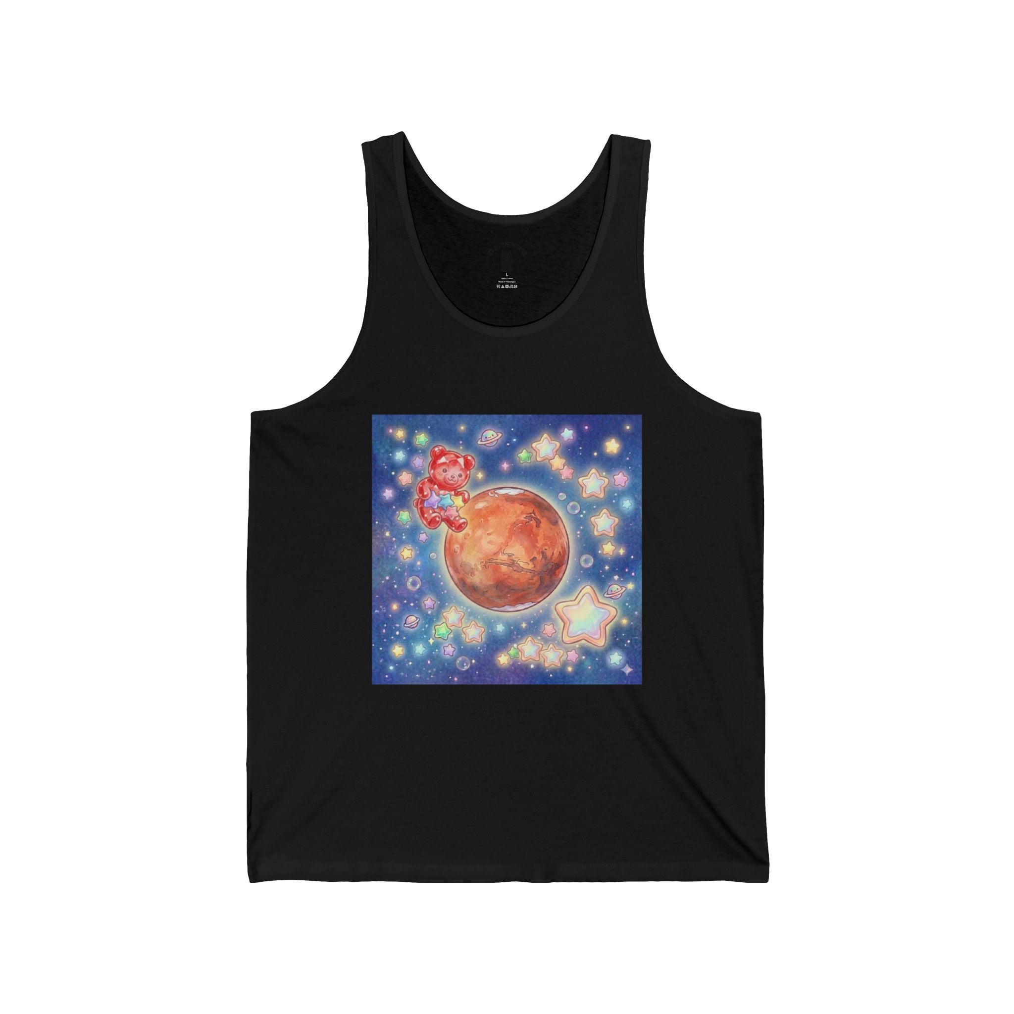 Take me To Mars Home, Special Crystal Red Gooey Gummy Bear— Kawaii Graphic Design