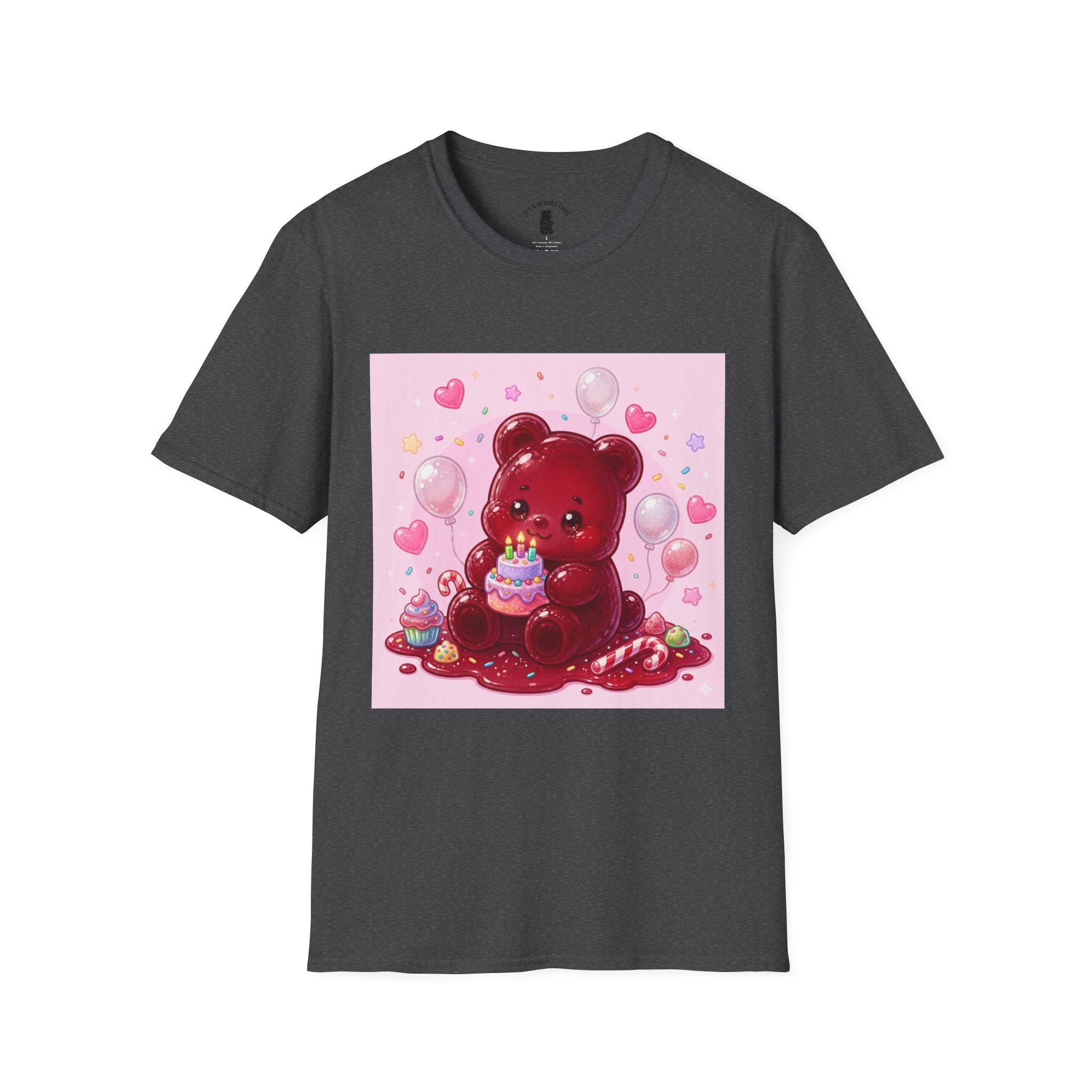 Kawaii Gummy Bear Birthday T-Shirt