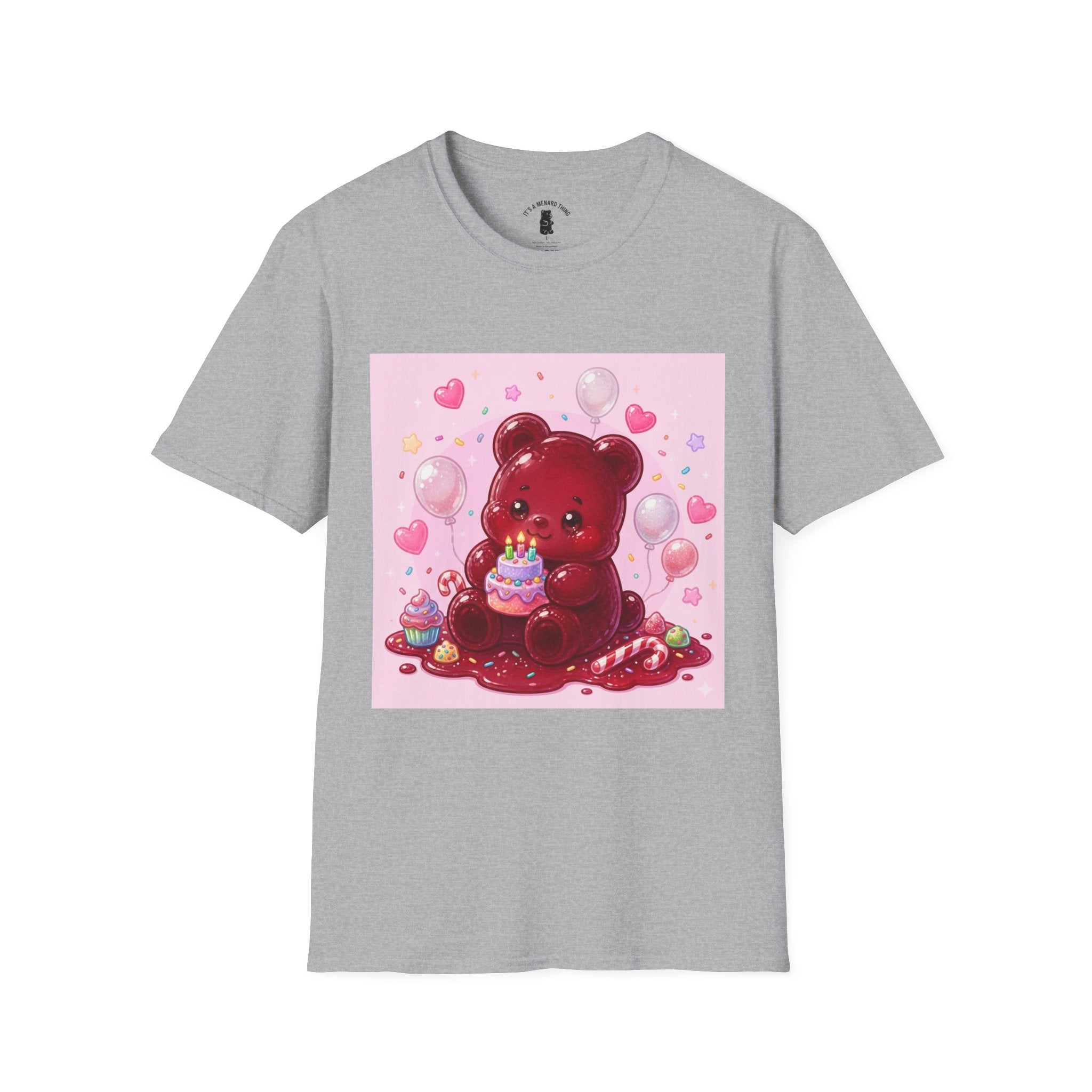 Kawaii Gummy Bear Birthday T-Shirt