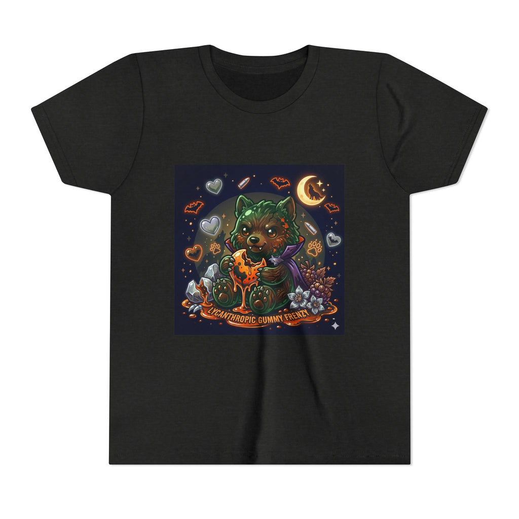 Halloween Werewolf Gooey Gummy Bear- Youth T-Shirt