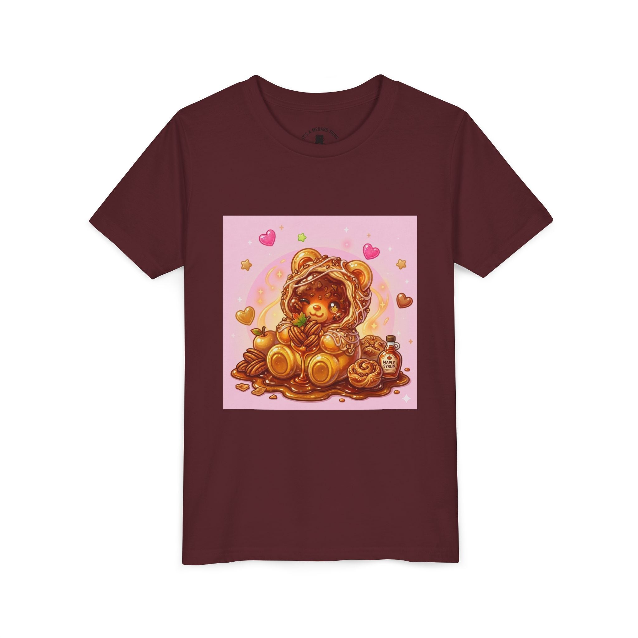 Cinnamon, Butter & Pecan Danish Gooey Gummy Bear Youth T-Shirt